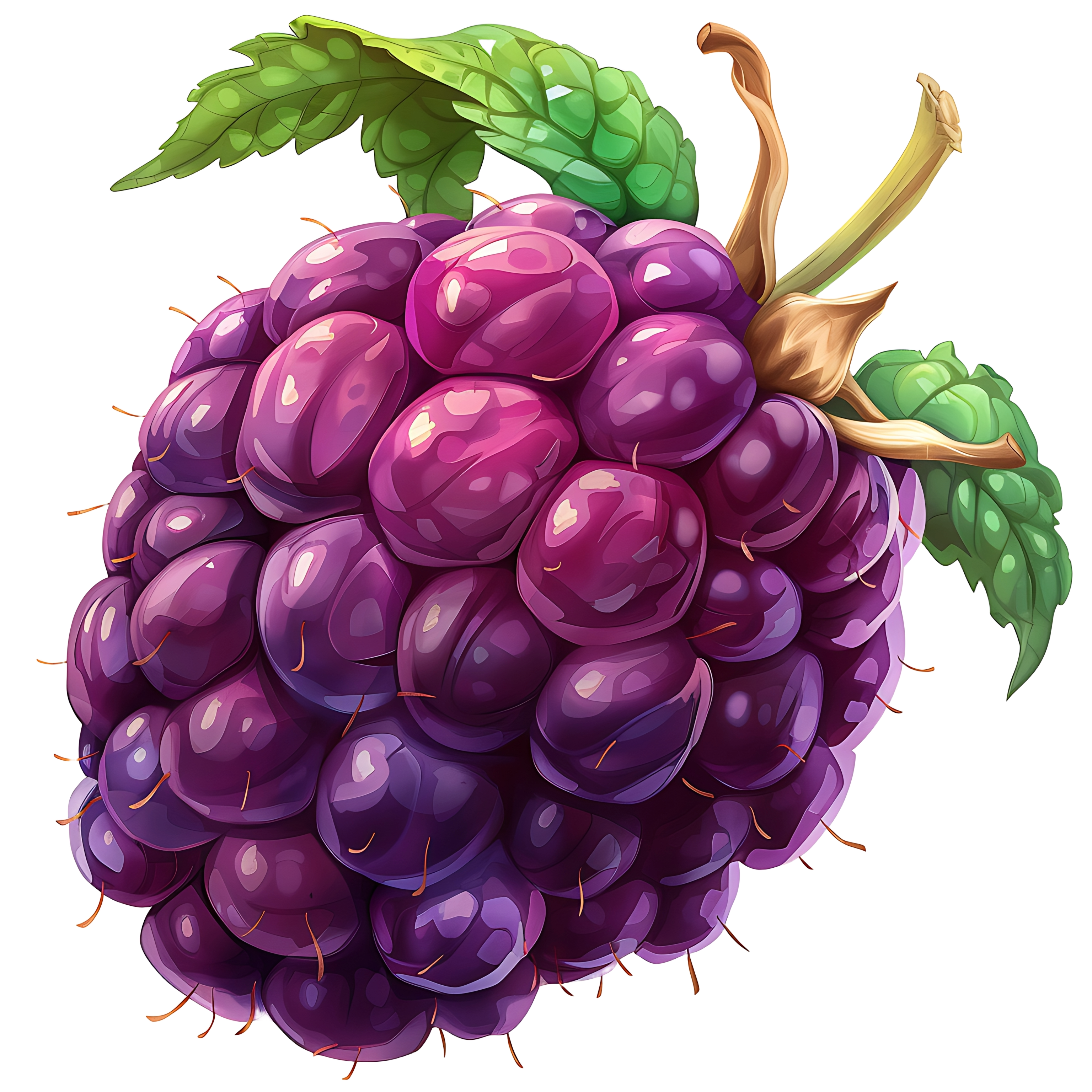 Boysenberry PNG Free High-Quality Transparent Image