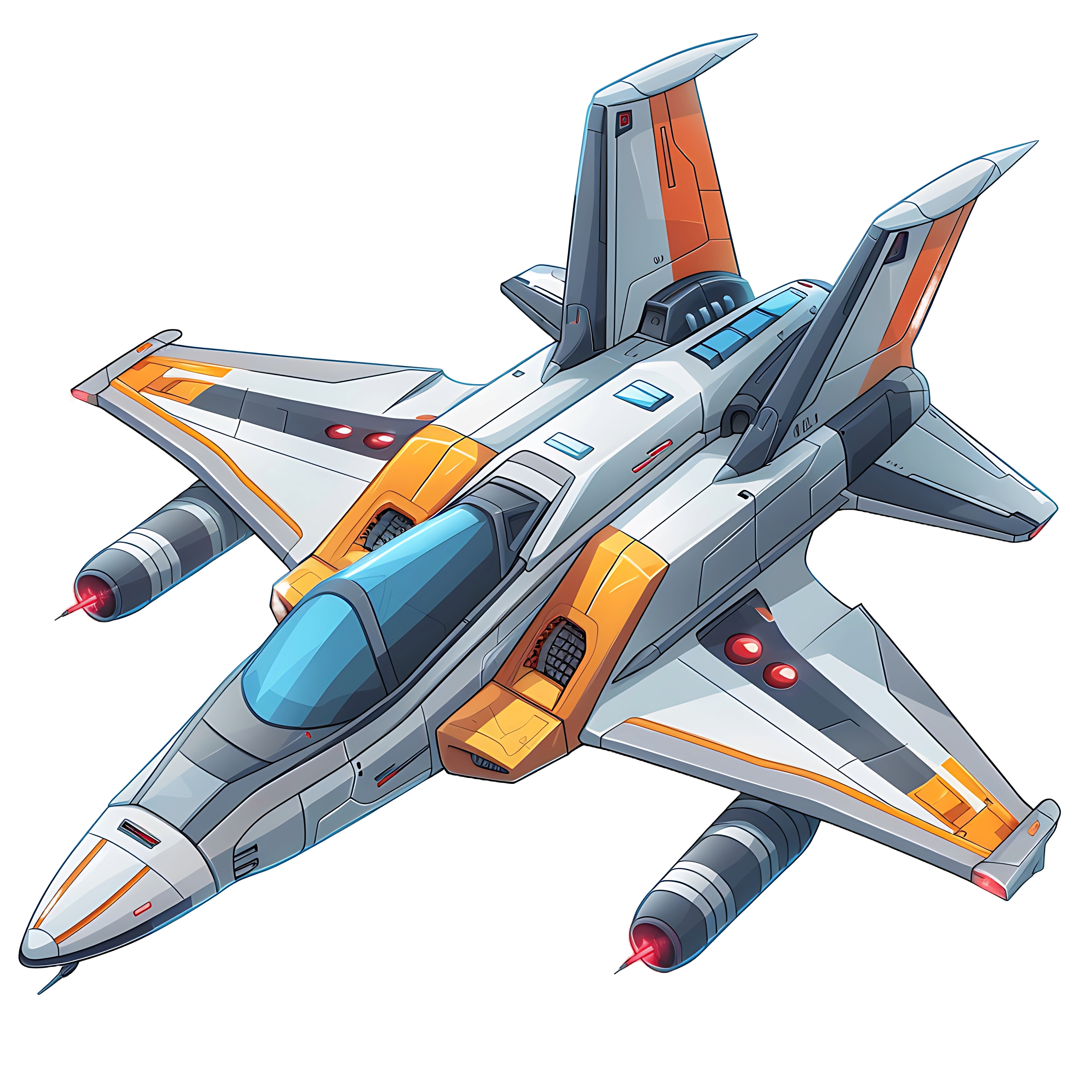 jawadseotoolninja 55781 17625 Quasar jet realistic 2d cartoon o 35bf6567 6faf 414d a06a 388ee010ad36