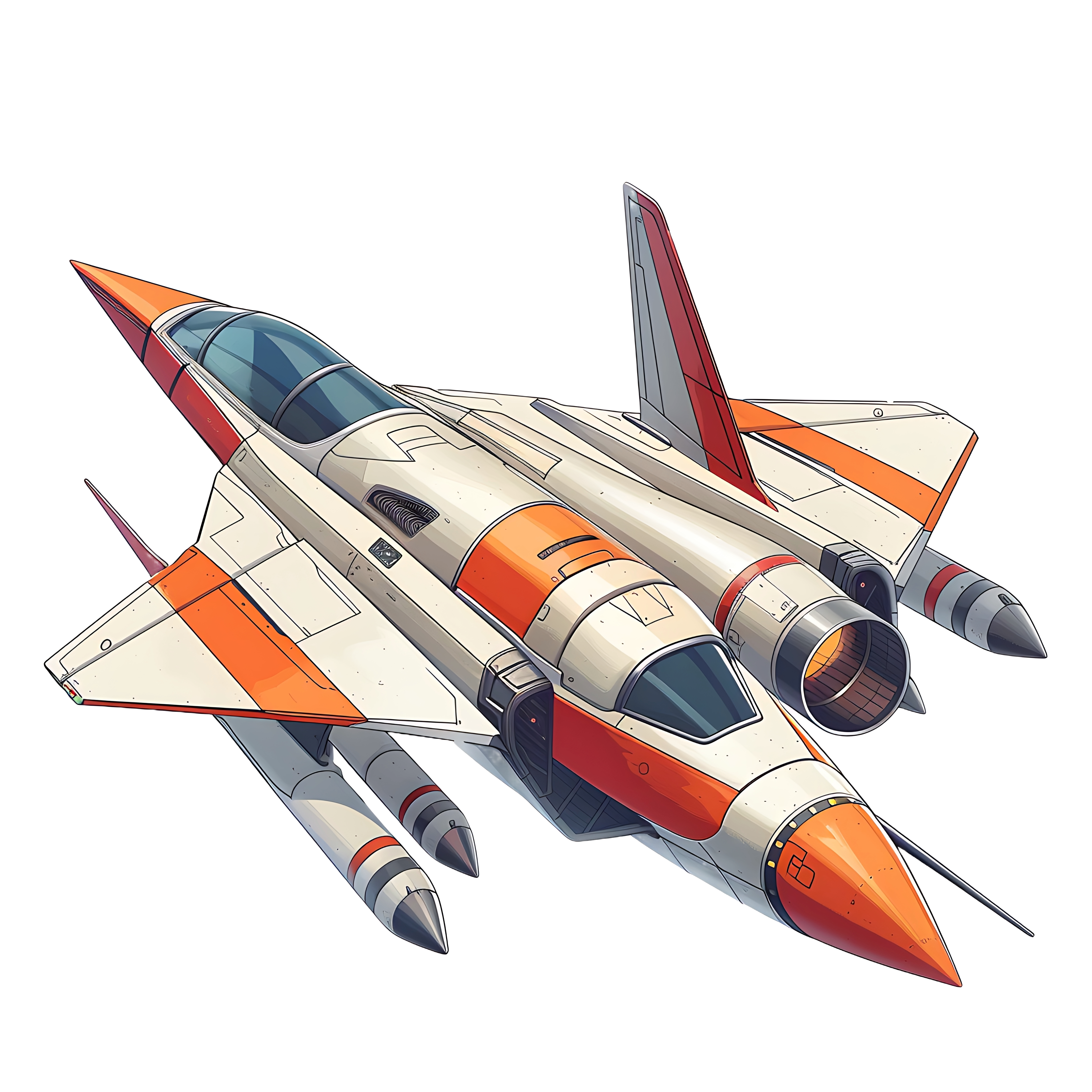 jawadseotoolninja 55781 17625 Quasar jet realistic 2d cartoon o 6443e426 711a 45ac aada 0527544984a4
