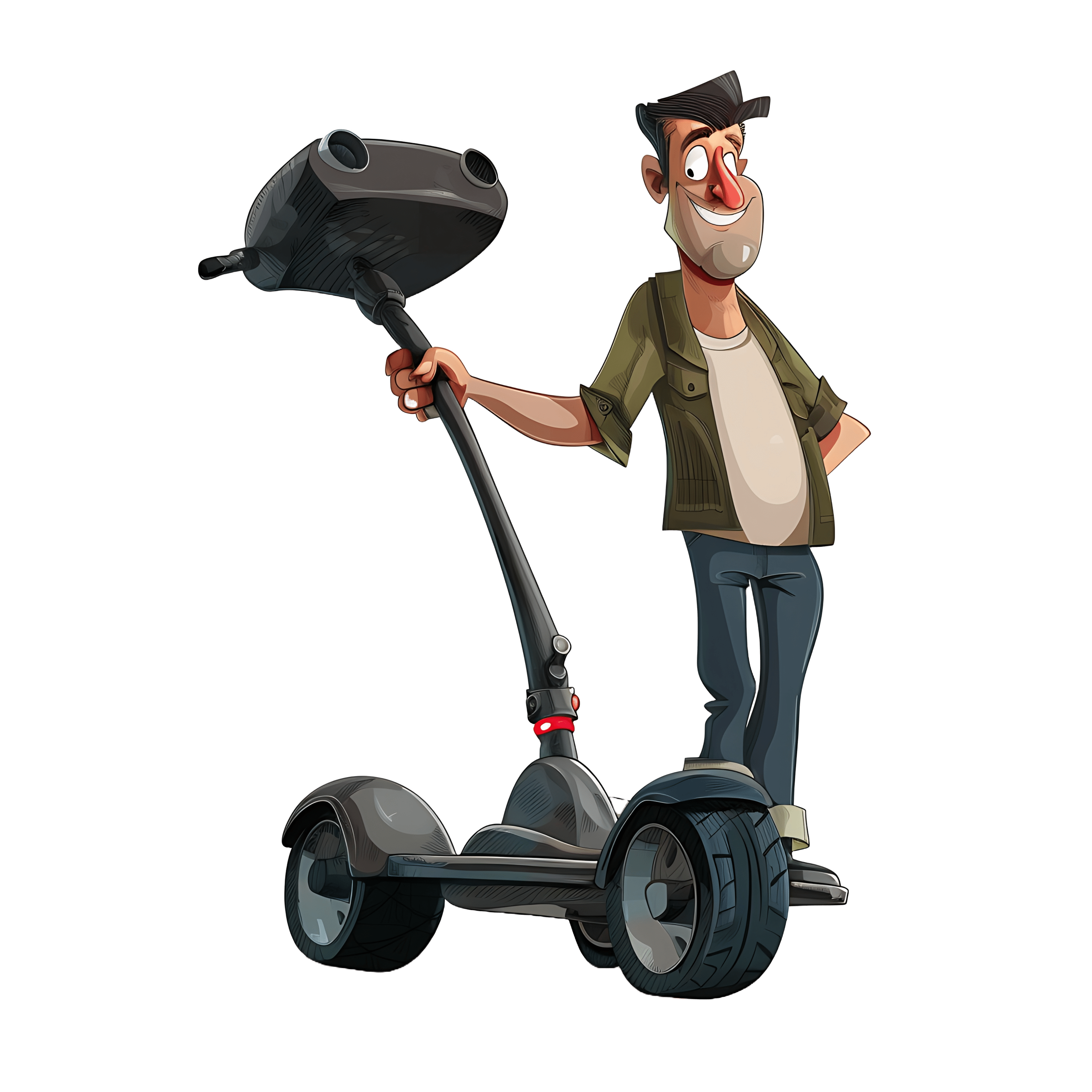 jawadseotoolninja 55781 17625 Segway realistic 2d cartoon on wh 6404a617 67ee 45d3 919b 66915984541c