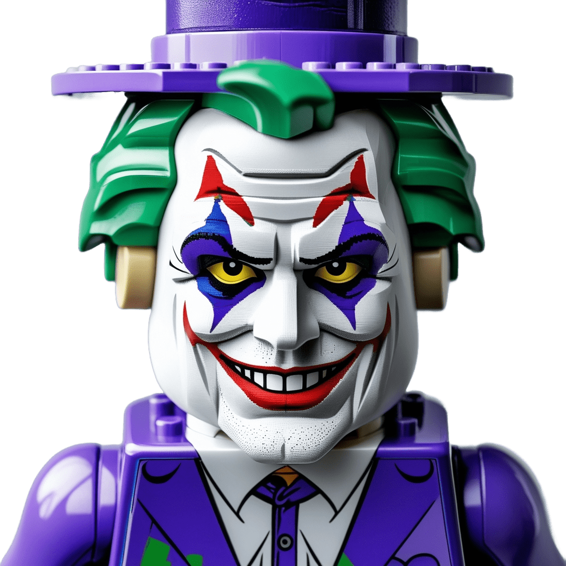 Lego Joker Laughing PNG – Free Transparent Joker Face Image