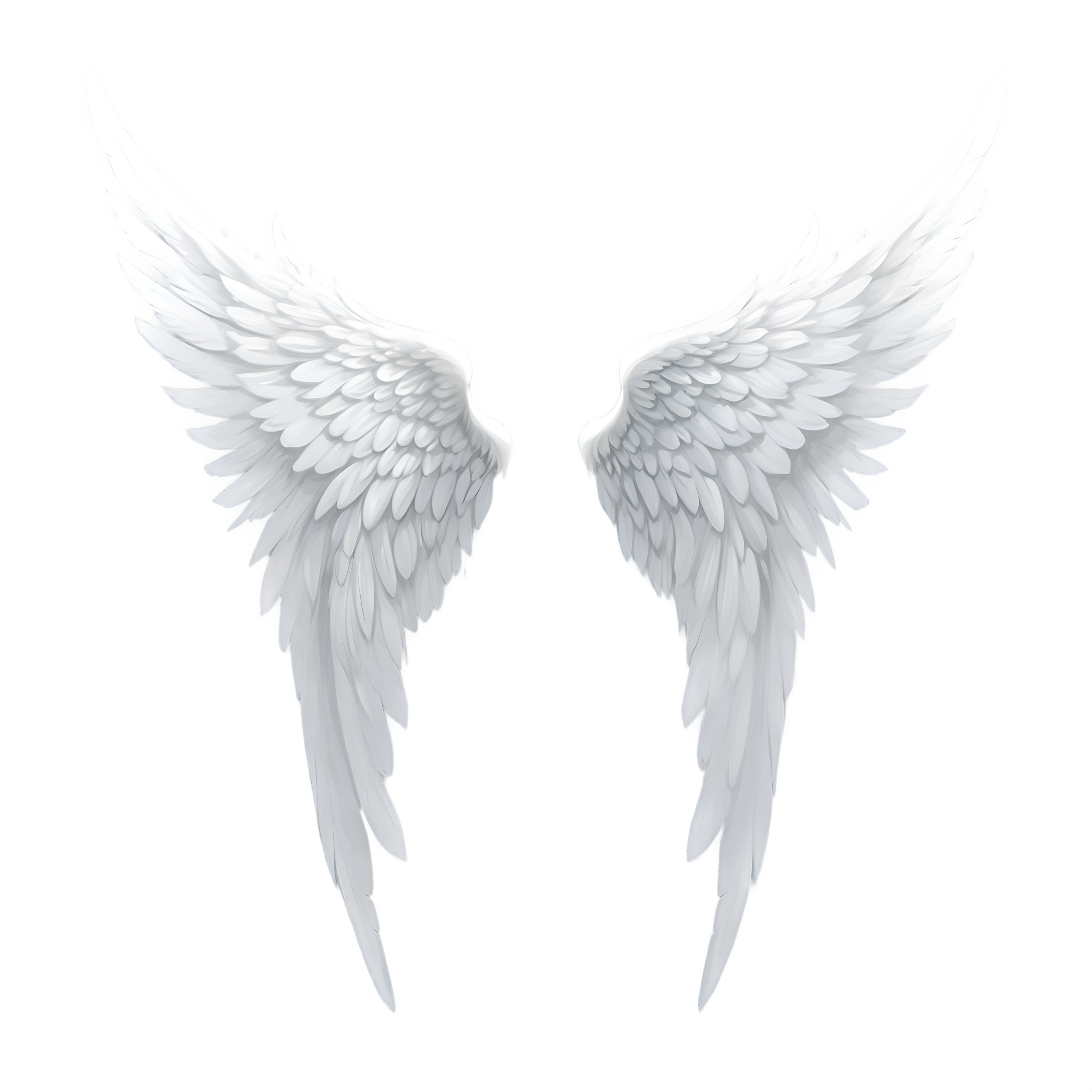 Fantasy Wings PNG Transparent 2D Illustration