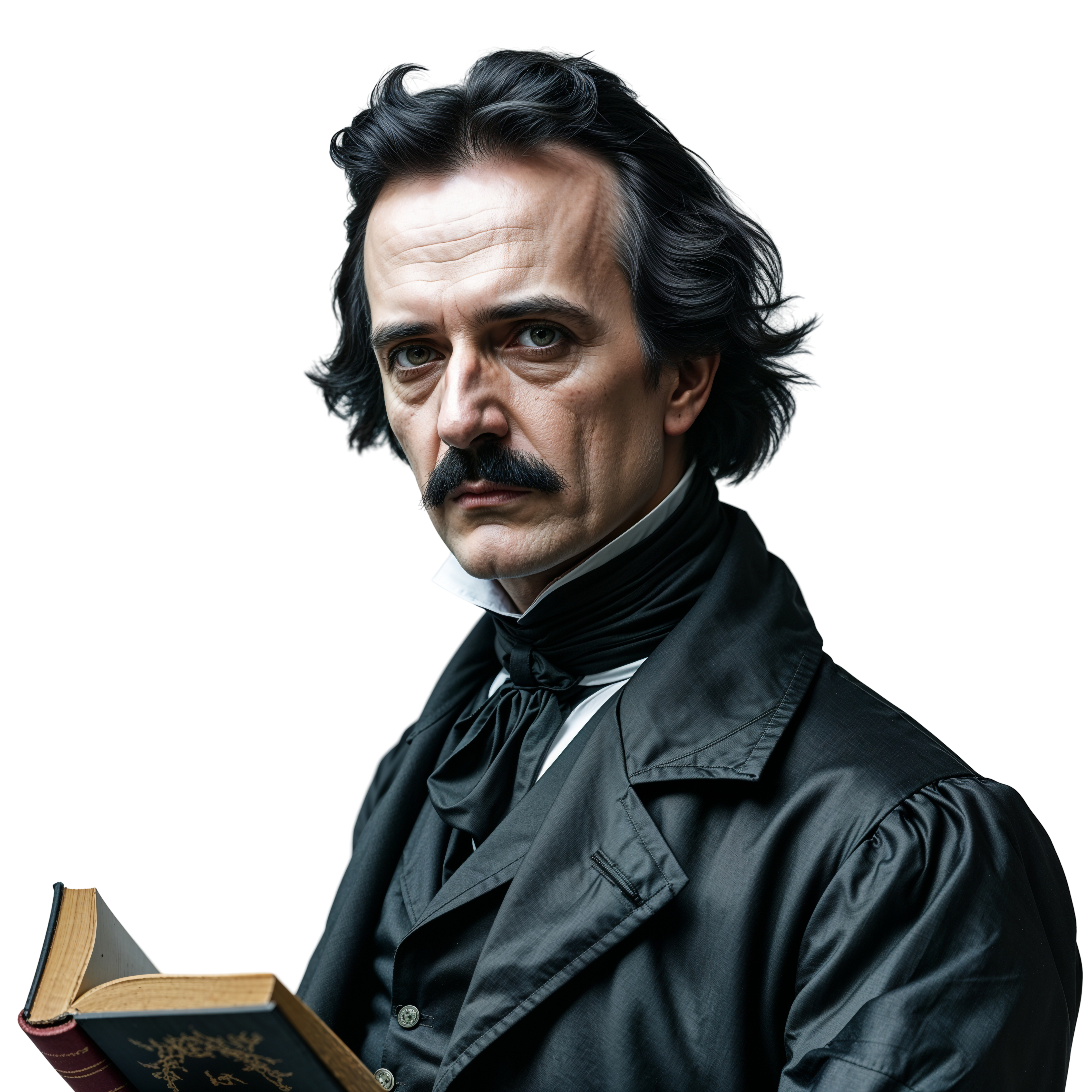 Edgar Allan Poe PNG Image High-Quality Transparent Clipart