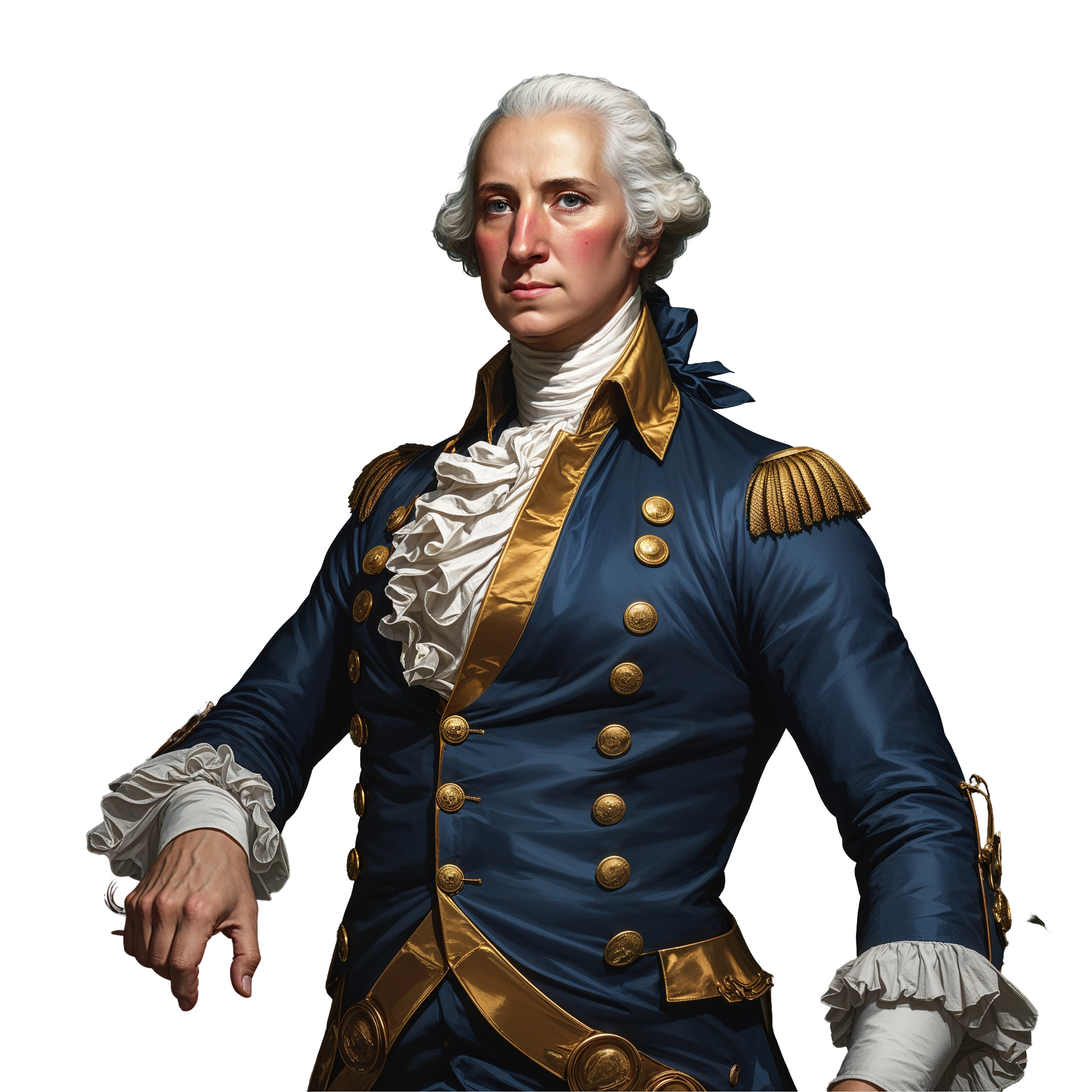 George Washington PNG No Background Free Presidential Portrait