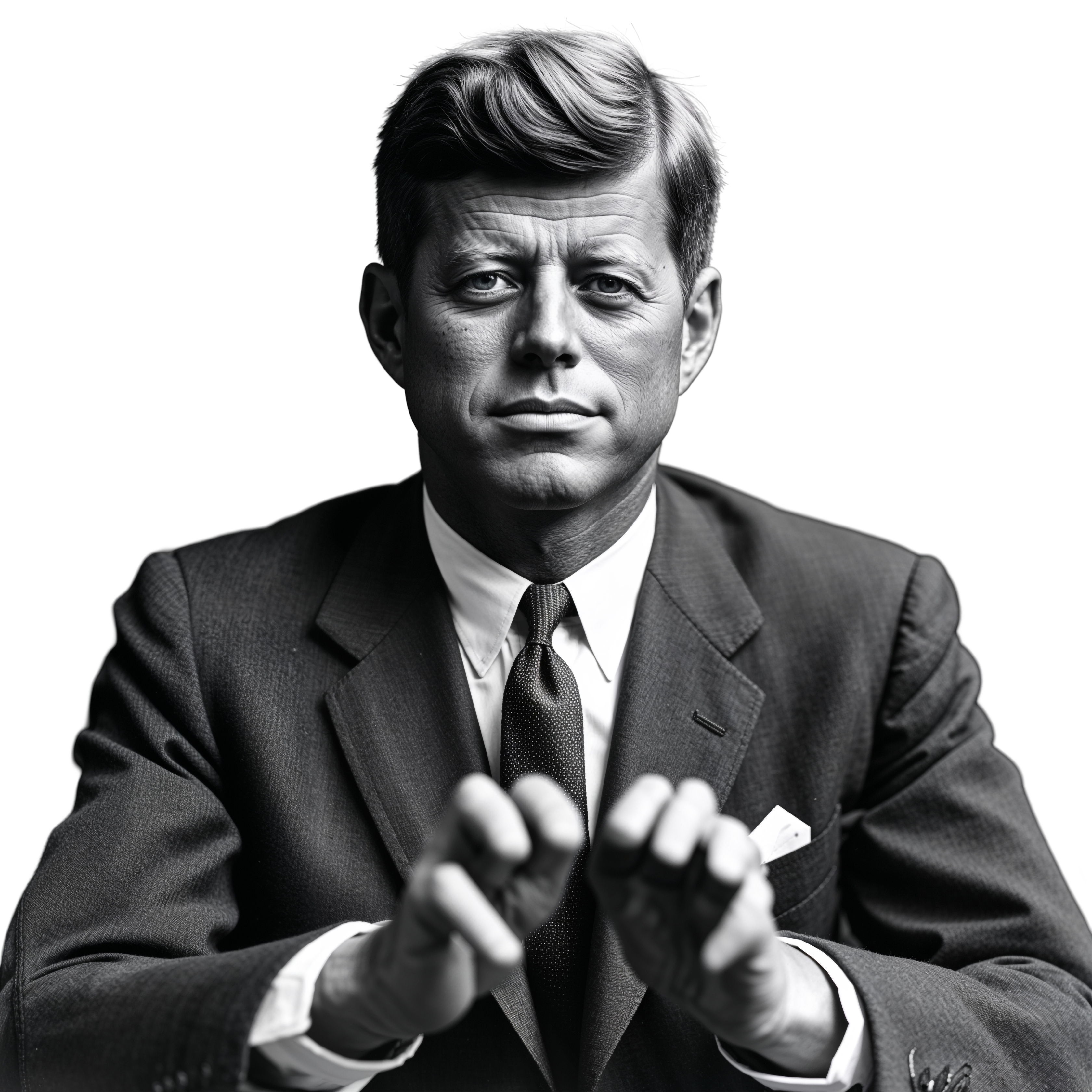 John F. Kennedy PNG No Background Free Political Clipart