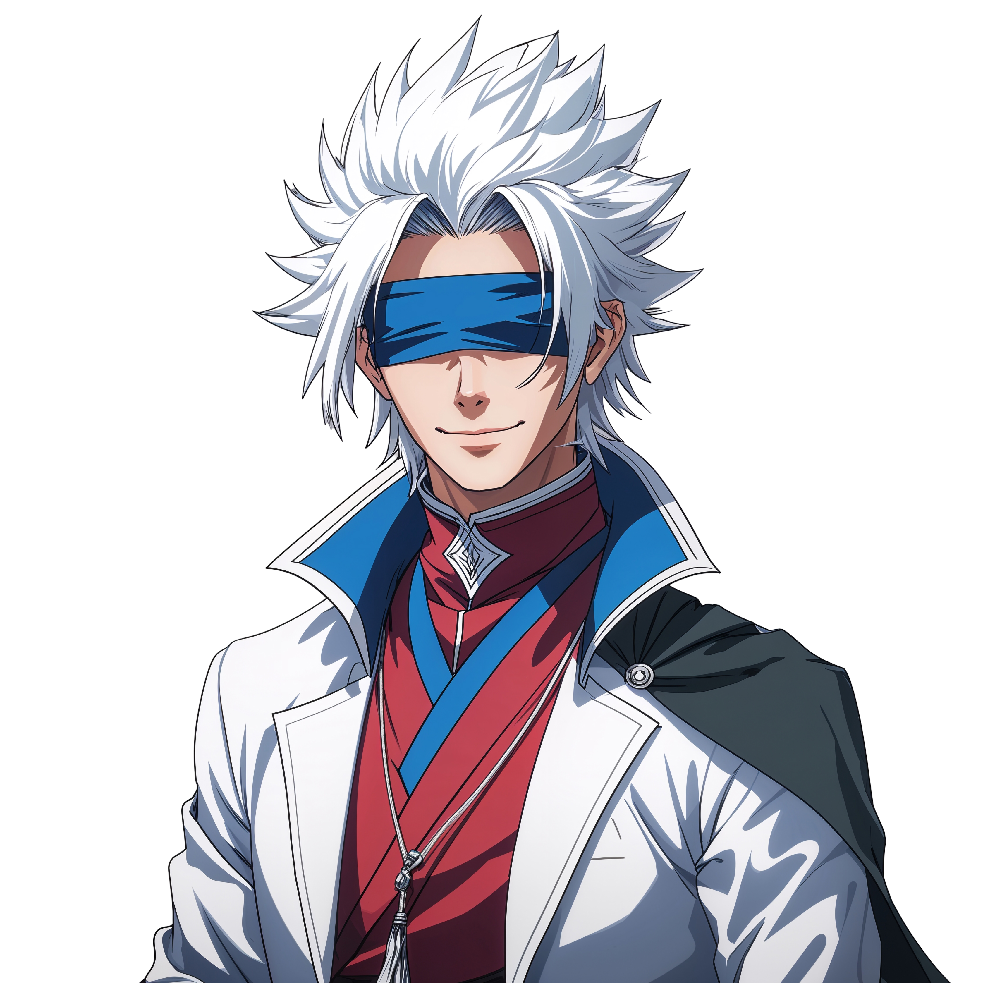 Gojo Anime Sorcerer PNG Free Download Transparent Background