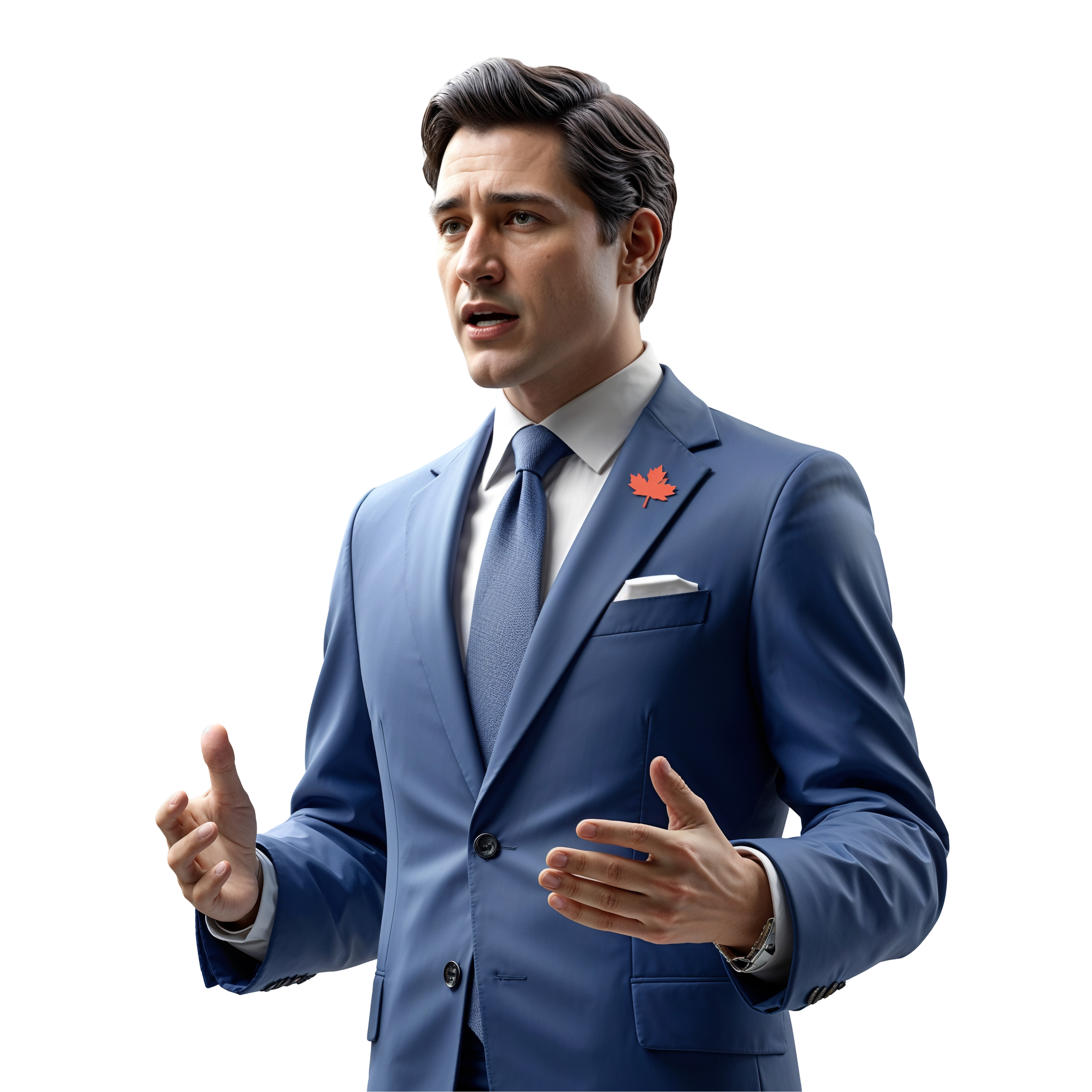 Justin Trudeau PNG Transparent High-Resolution Clipart