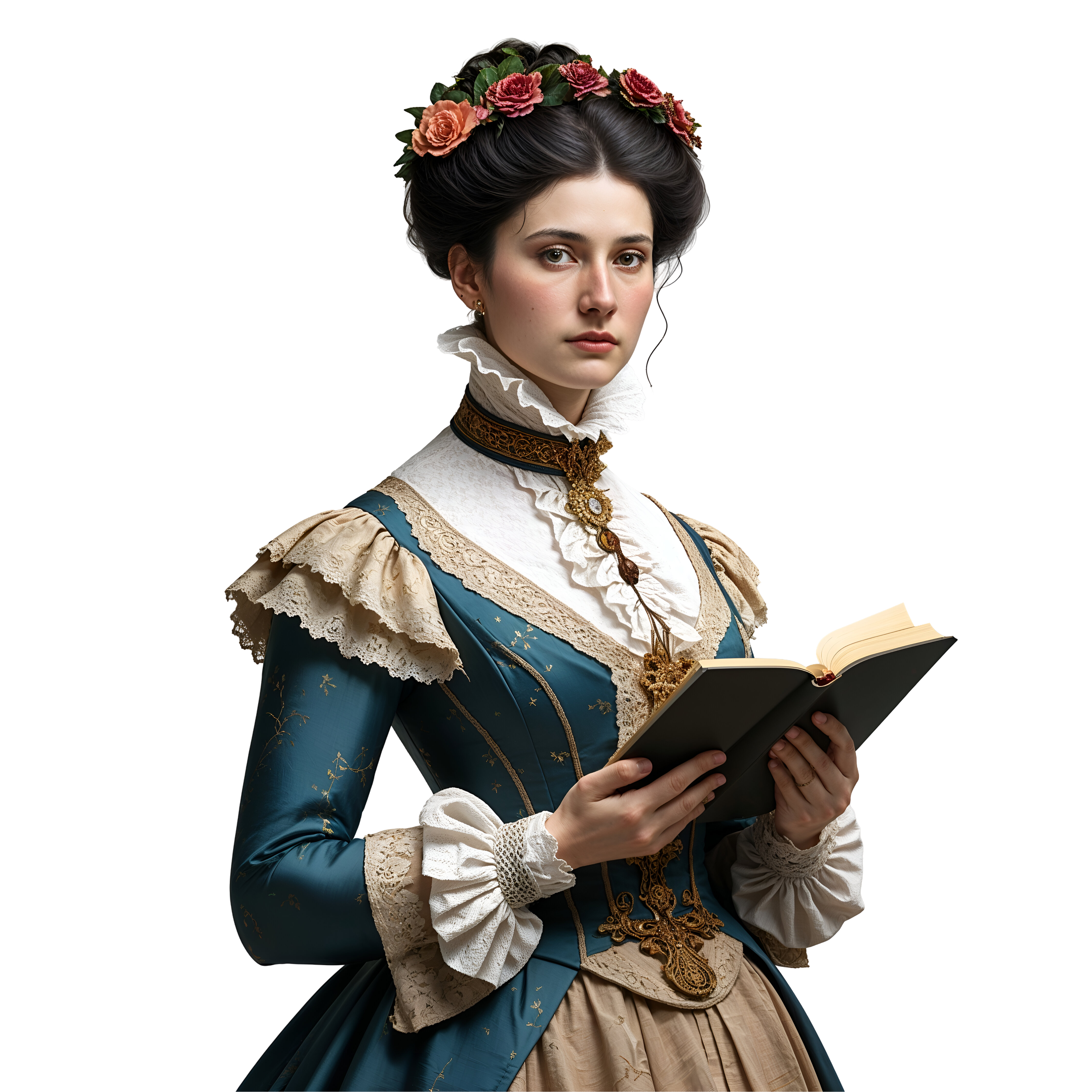 Leonardo Phoenix 10 Ada Lovelace realistic halfbody historical 1