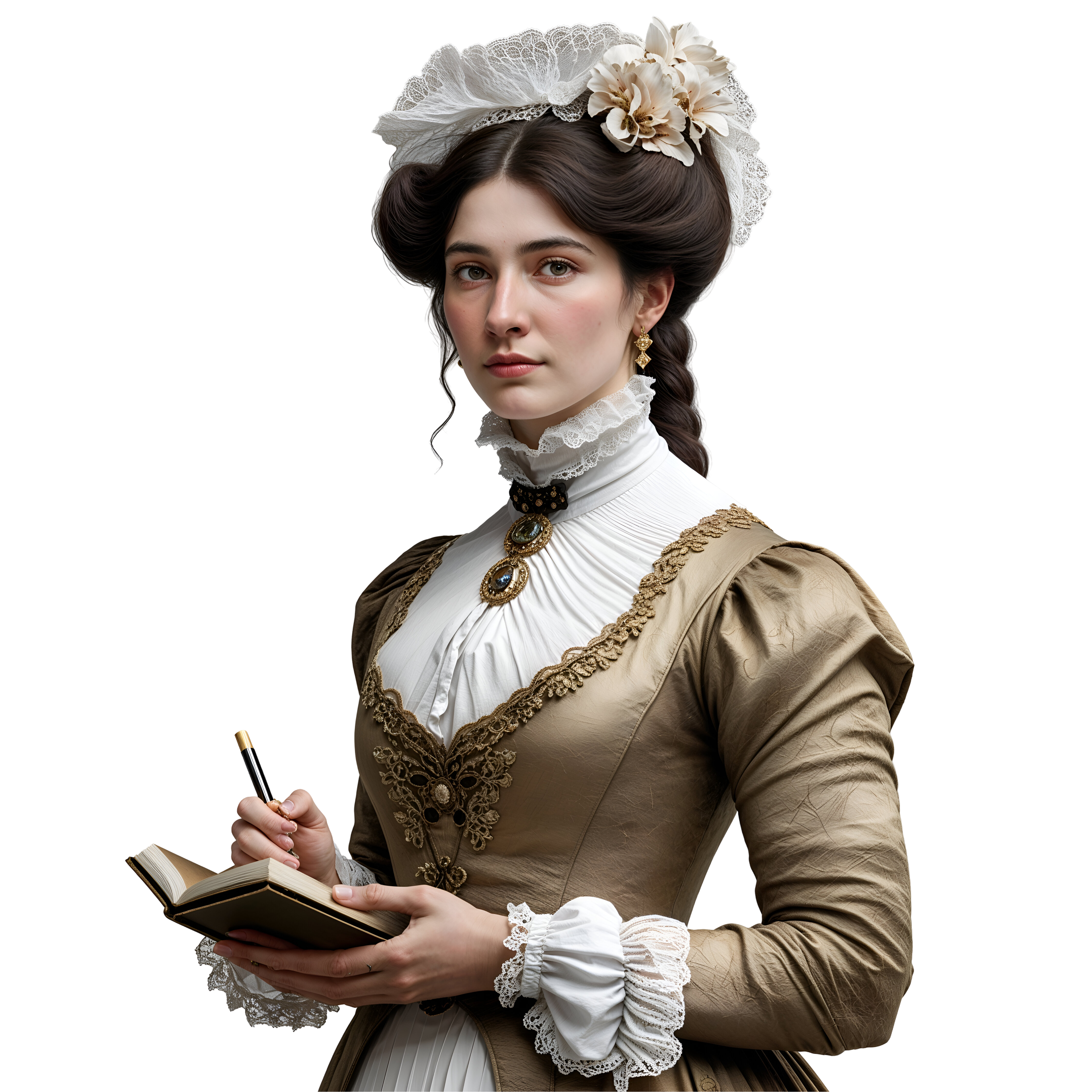 Leonardo Phoenix 10 Ada Lovelace realistic halfbody historical 3