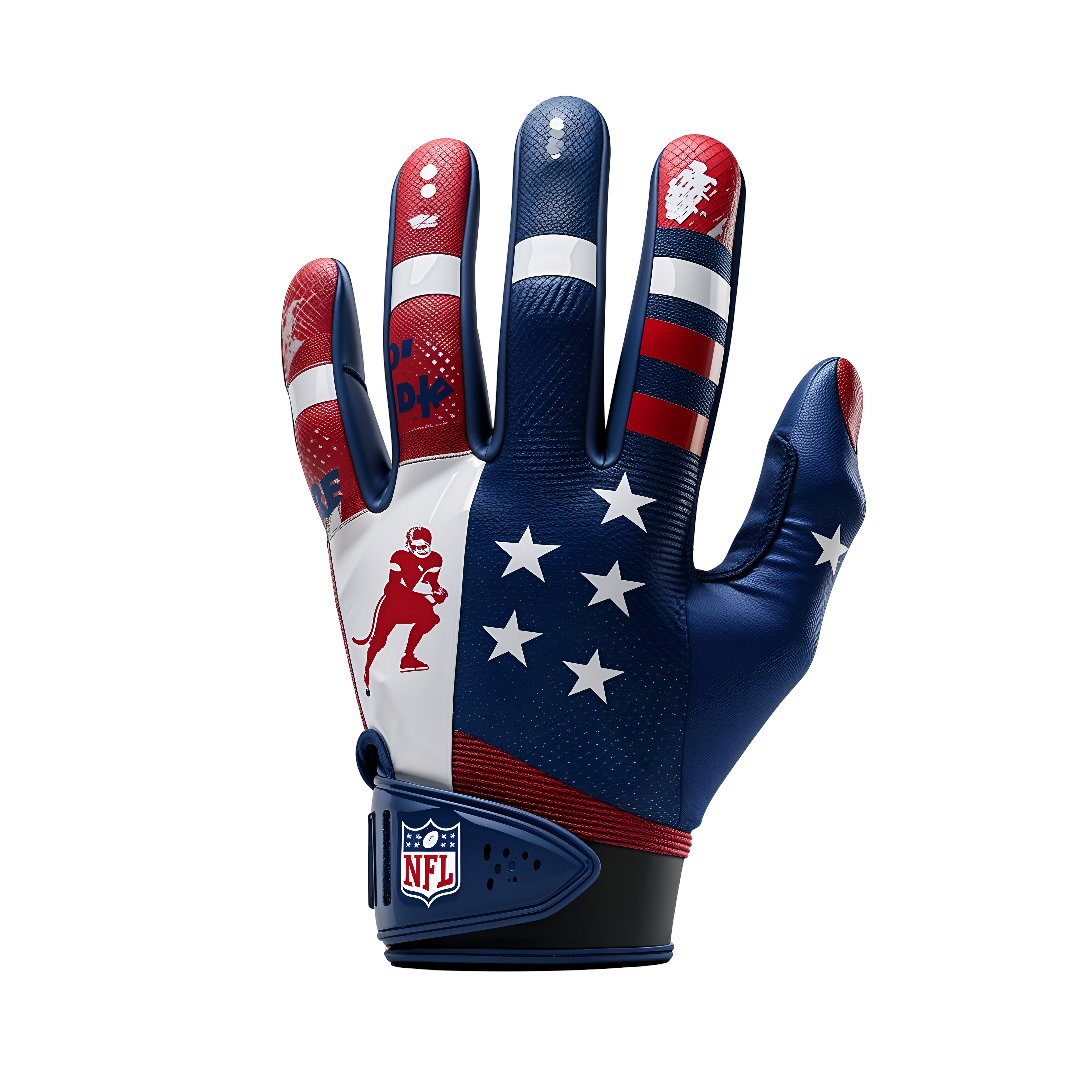 Leonardo Phoenix 10 American football gloves inspired by DK Me 3