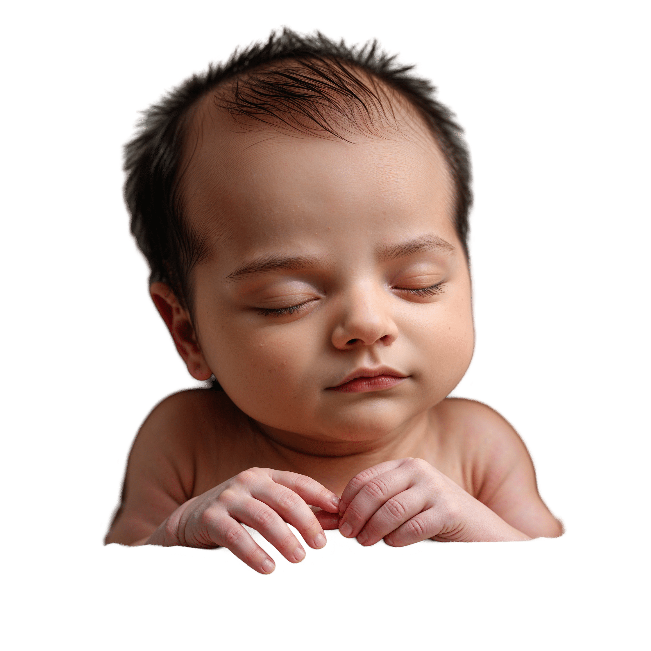 Leonardo Phoenix 10 Baby PNG cute newborn sleeping peacefully 0