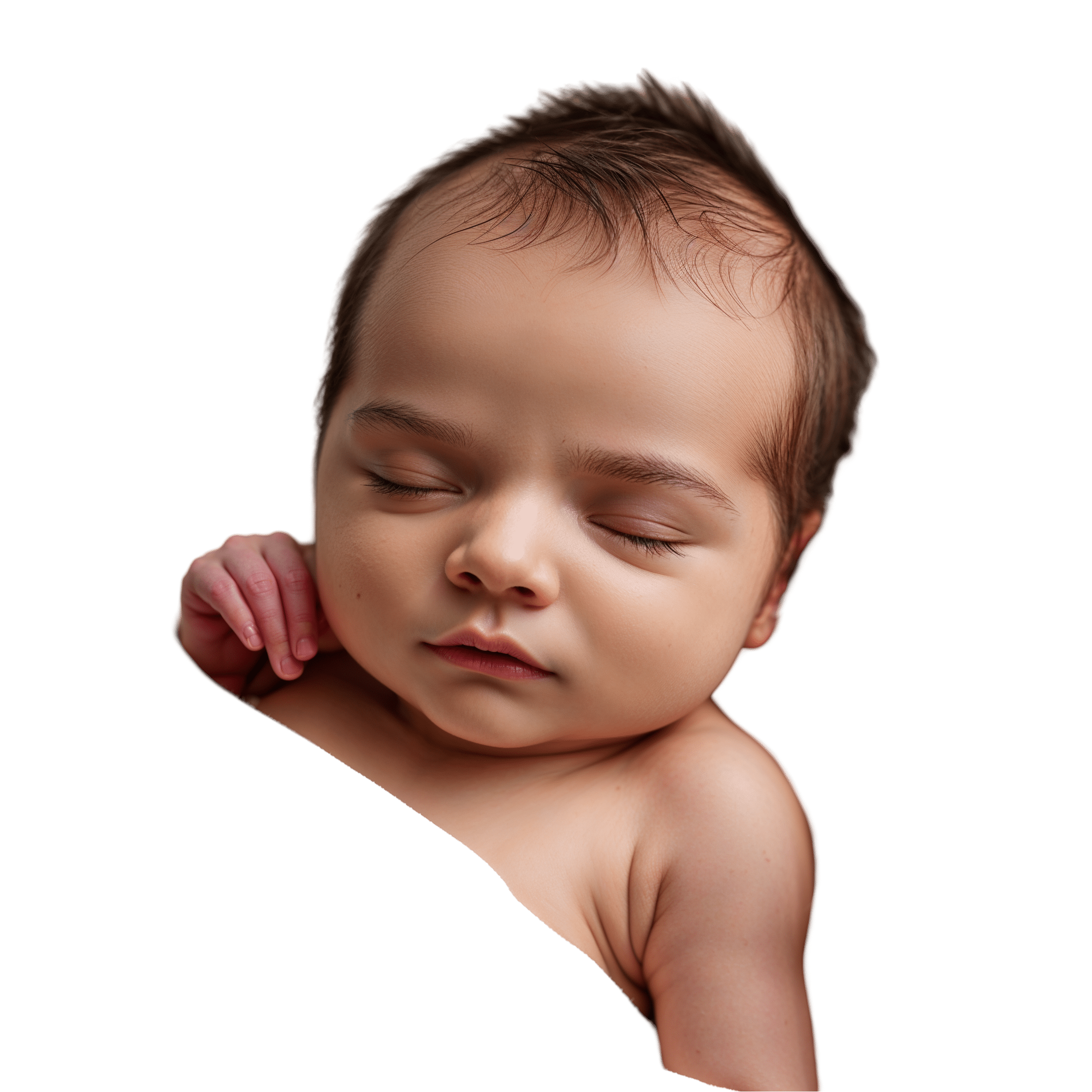 Leonardo Phoenix 10 Baby PNG cute newborn sleeping peacefully 3