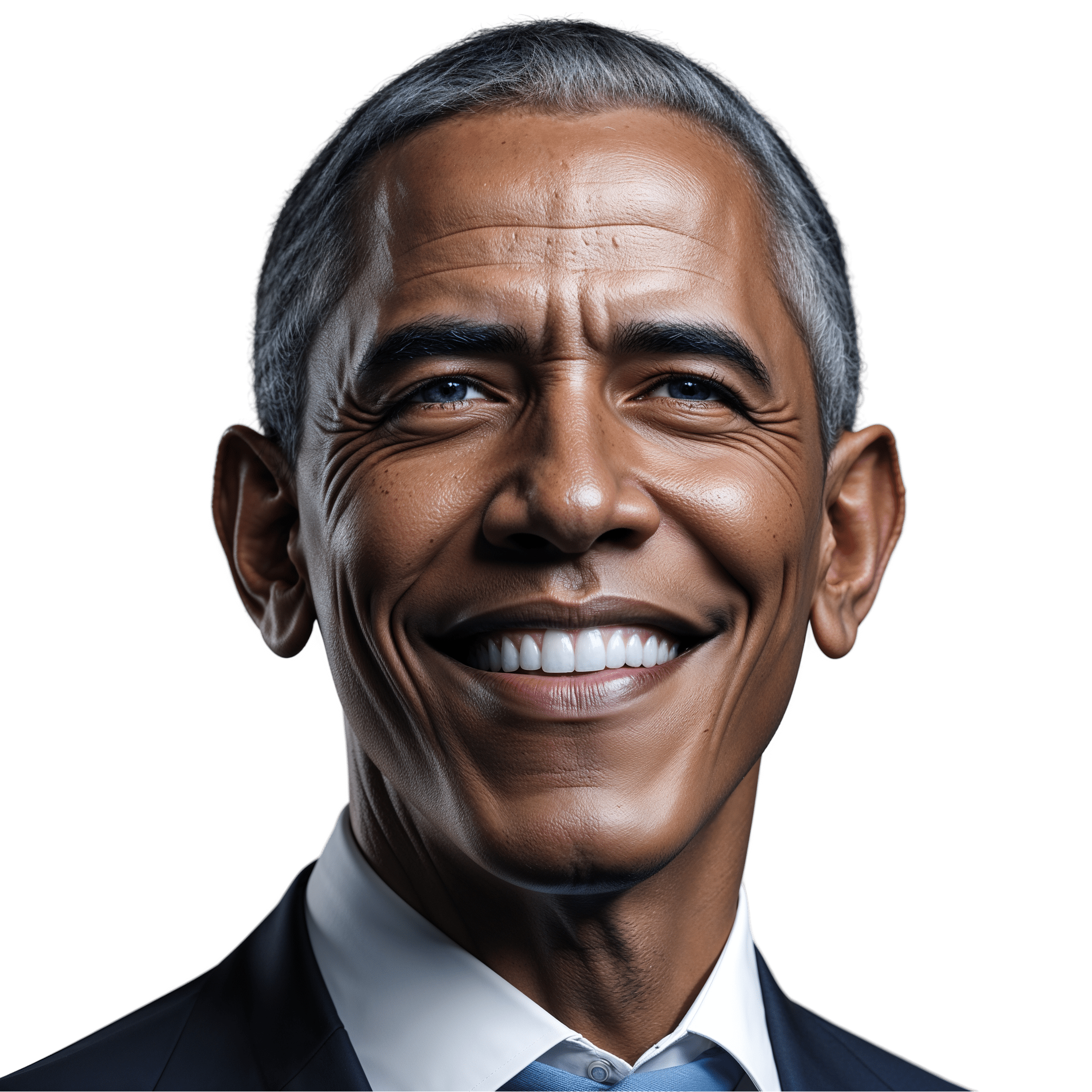 Leonardo Phoenix 10 Barack Obama realistic portrait confident 0