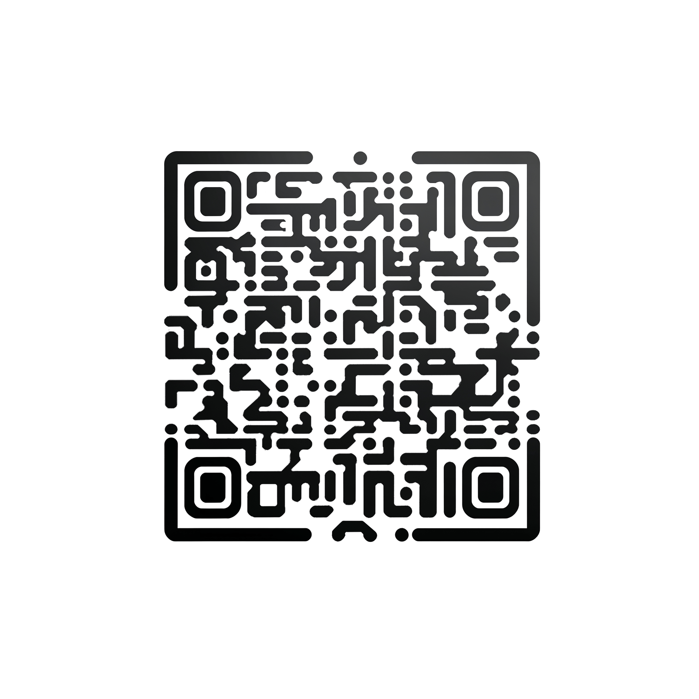 Leonardo Phoenix 10 Barcode PNG QR code style isolated on whit 0