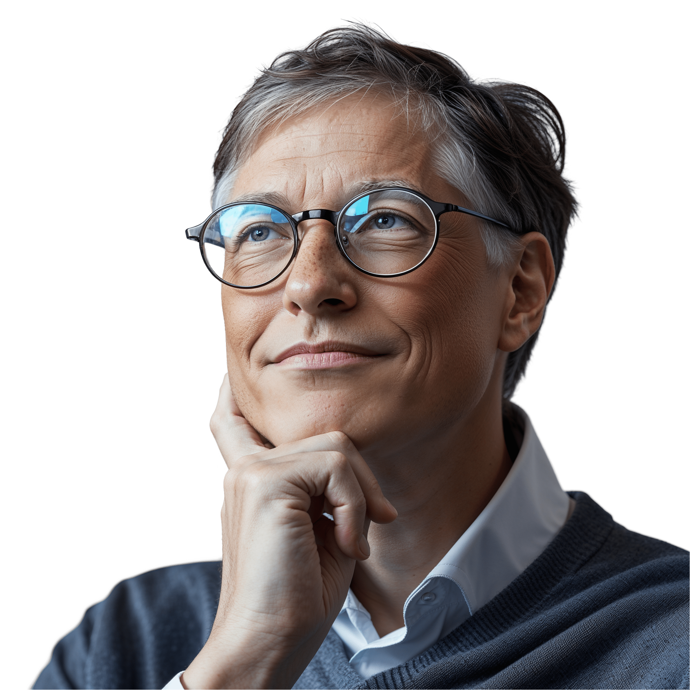 Bill Gates PNG Transparent Free Clipart for Designs