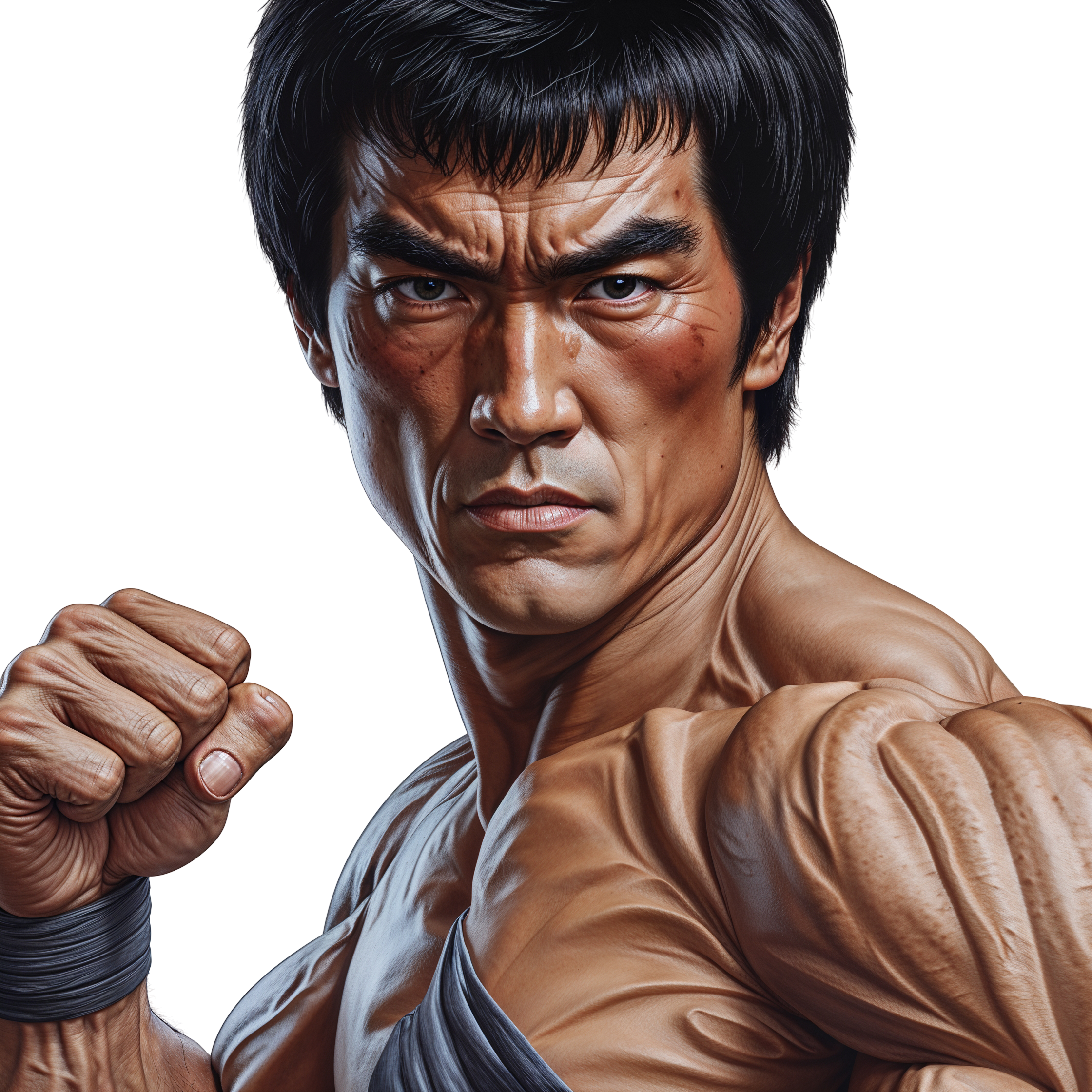 Bruce Lee PNG Image Legendary Martial Artist Transparent Clipart