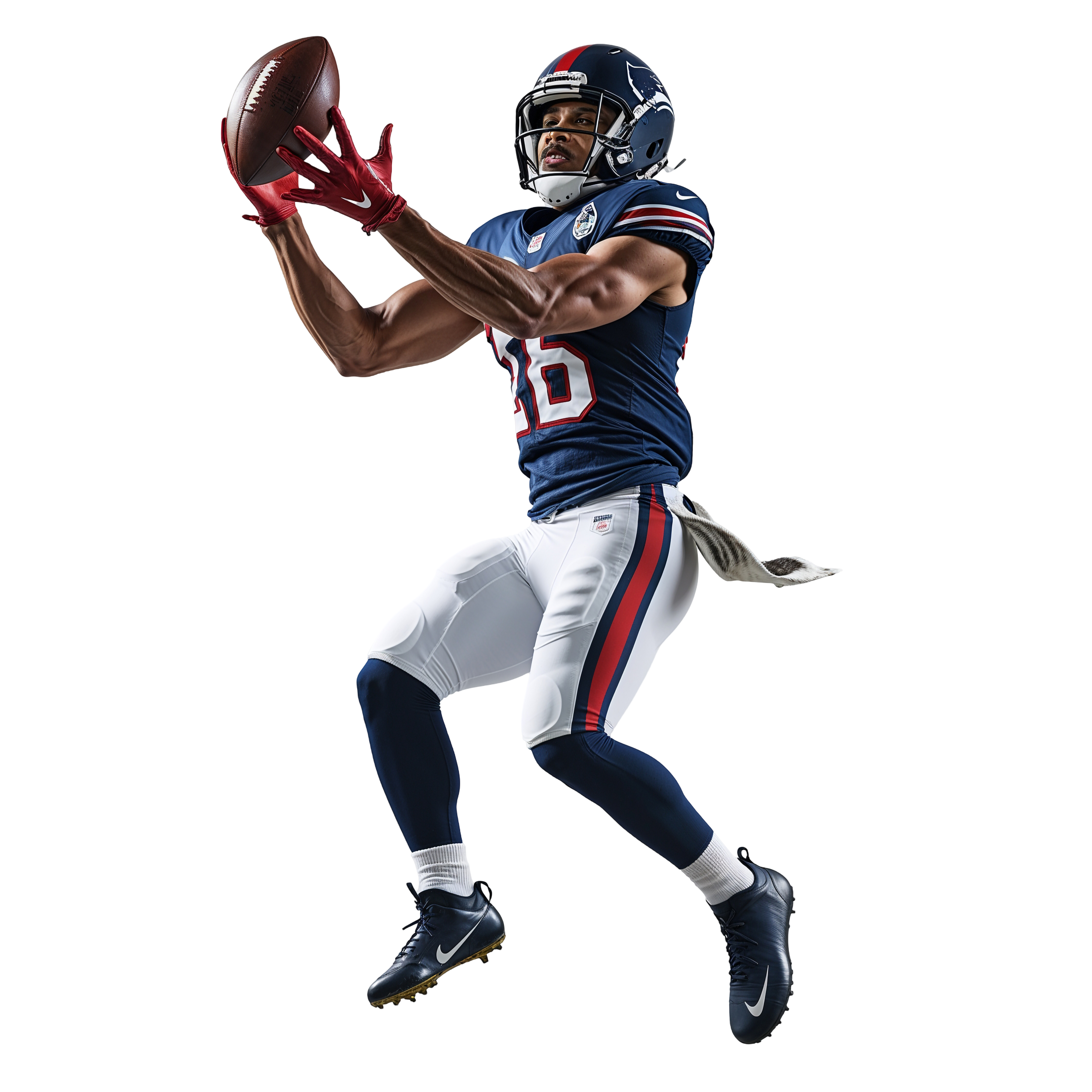 USA Catching Football PNG Image High Quality Transparent Clipart
