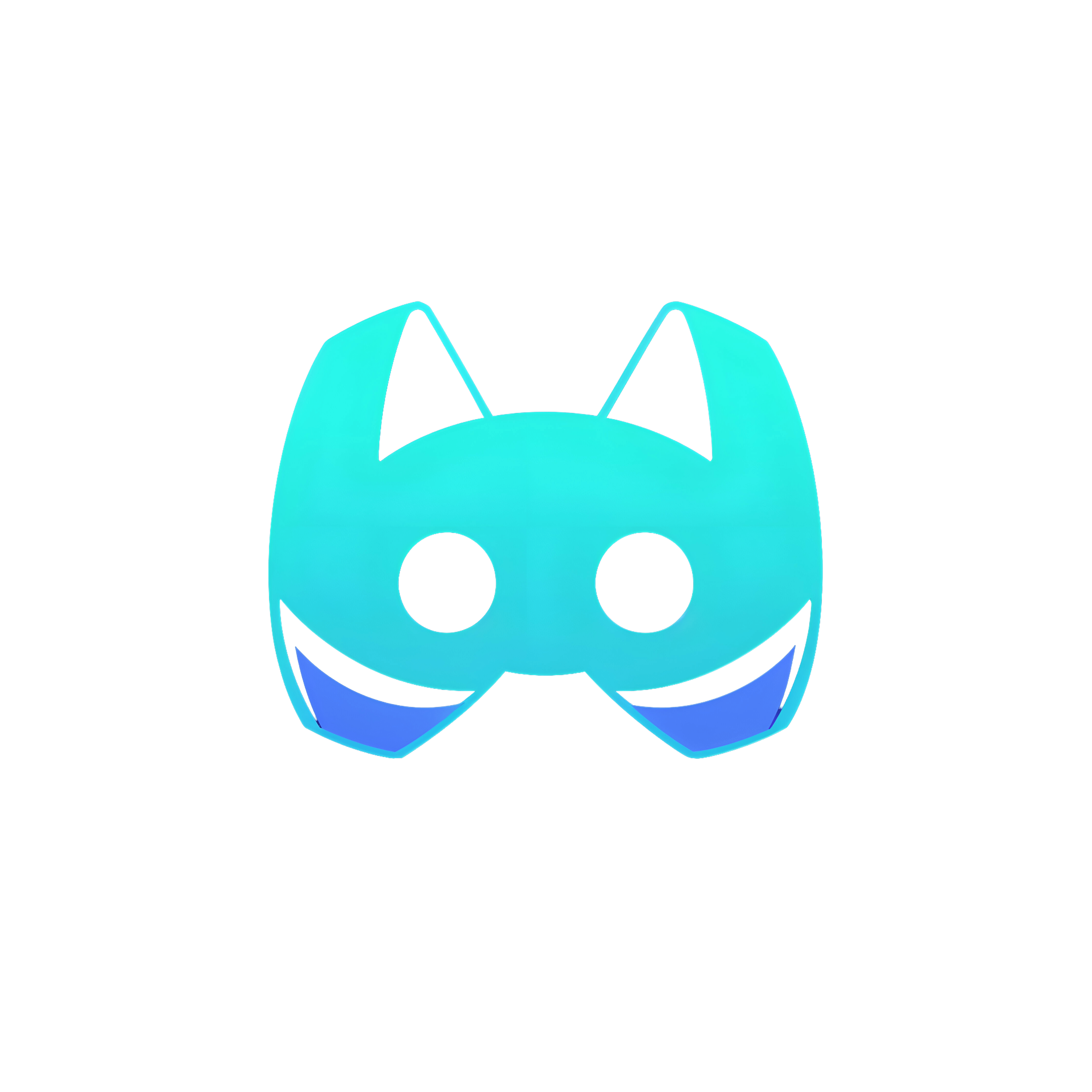 Leonardo Phoenix 10 Discord logo PNG icon modern blue gaming c 3