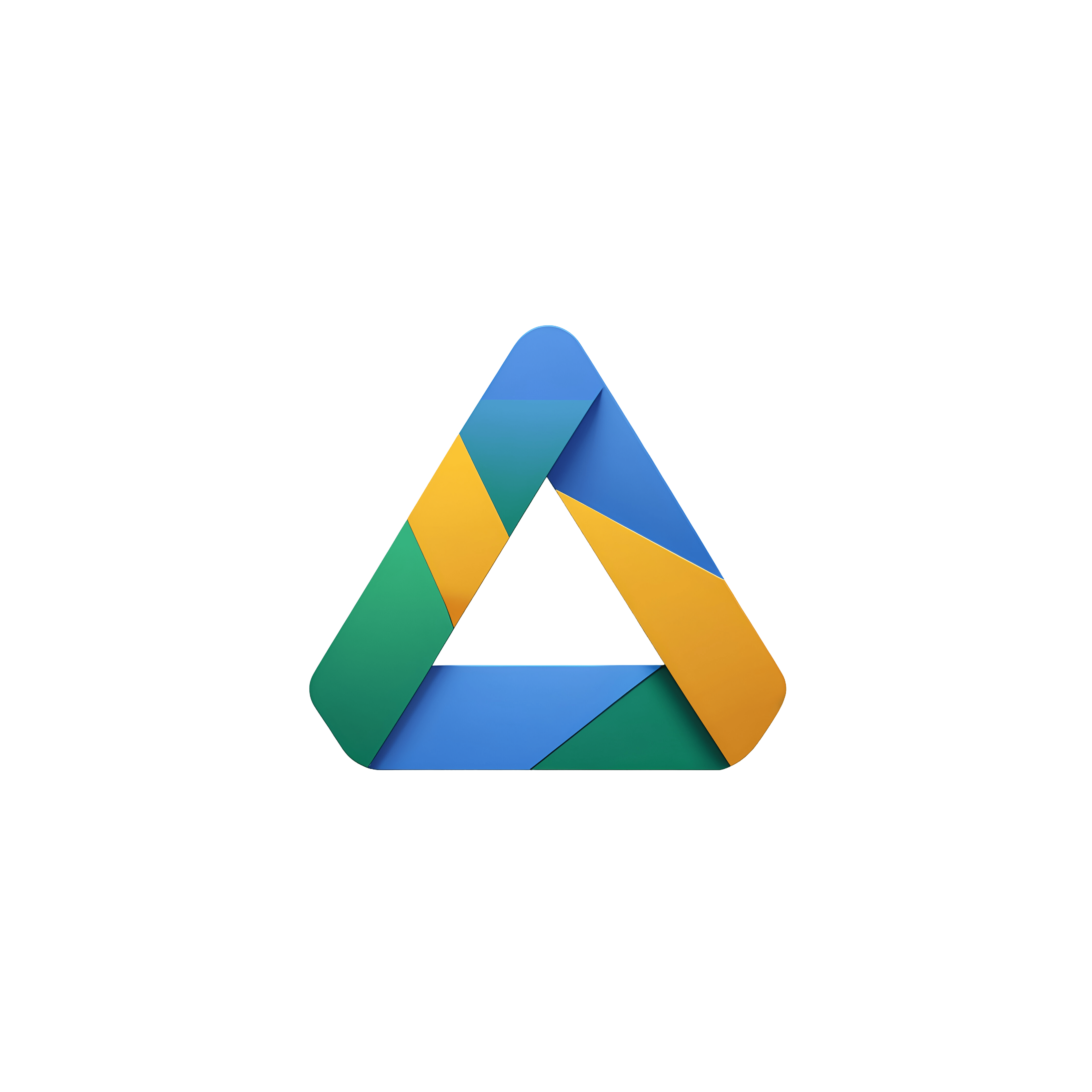 Leonardo Phoenix 10 Google Drive logo PNG icon sharp triangle 1