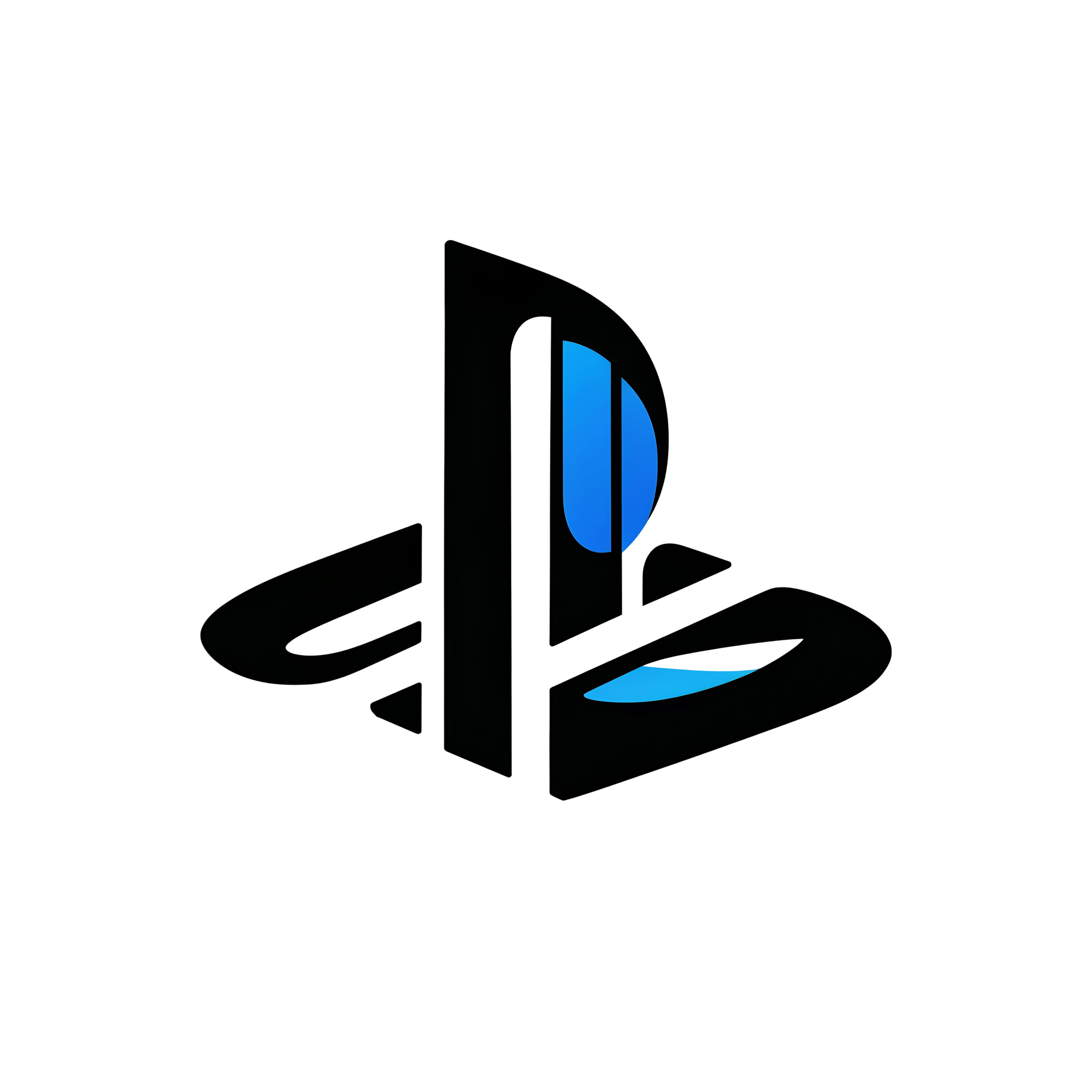 Leonardo Phoenix 10 PlayStation logo PNG icon accurate black a 0