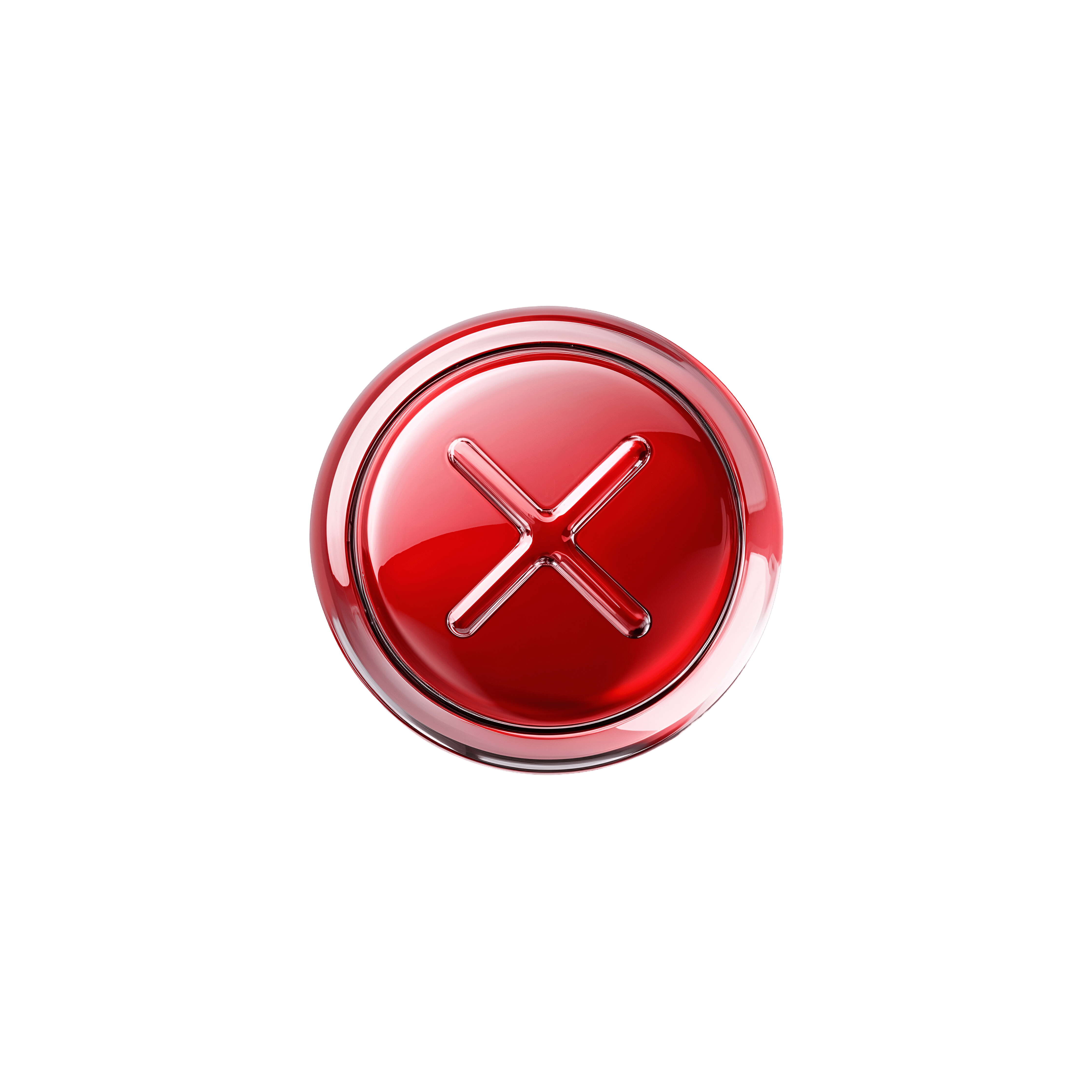 Leonardo Phoenix 10 Red close button PNG icon clear X symbol g 1