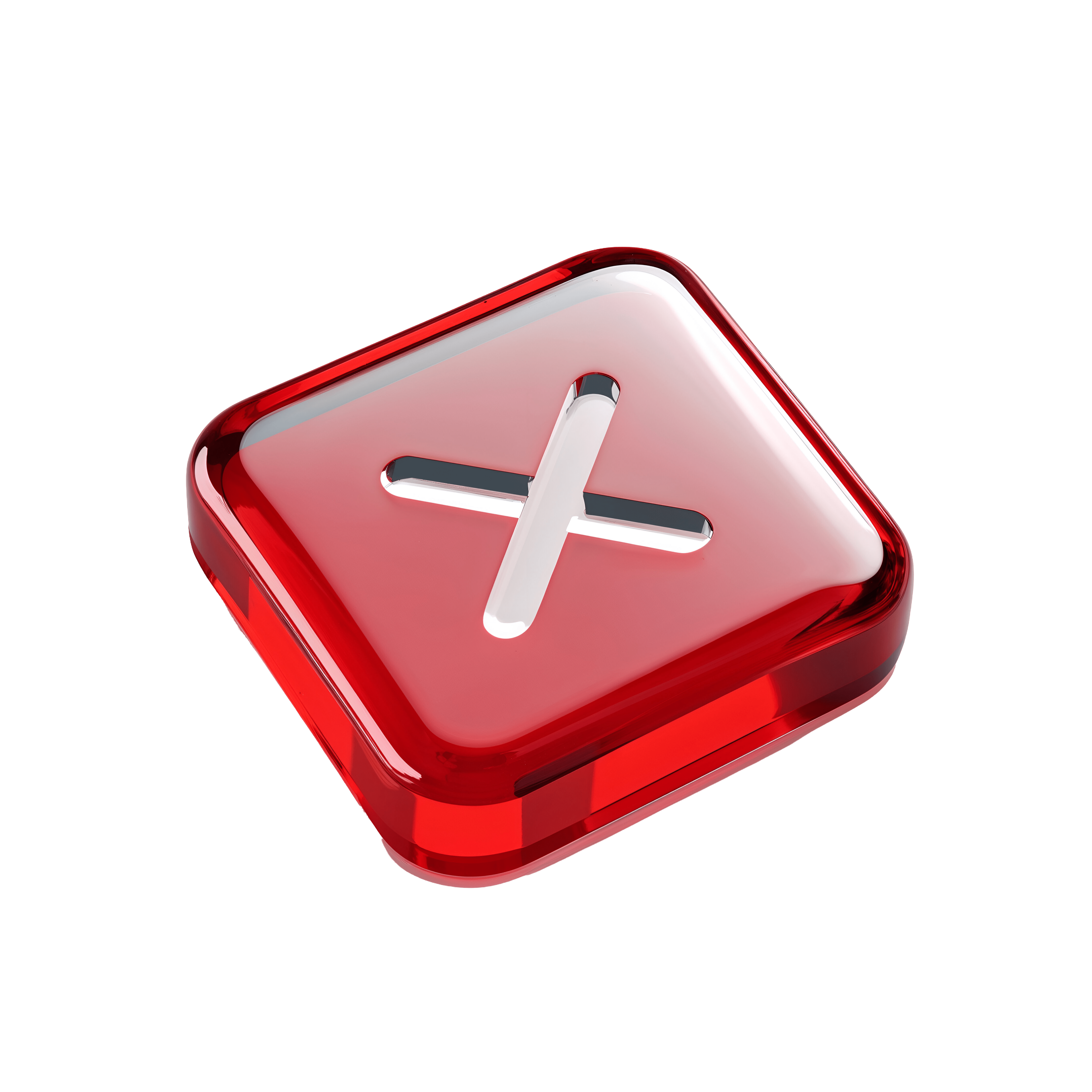 Leonardo Phoenix 10 Red close button PNG icon clear X symbol g 2