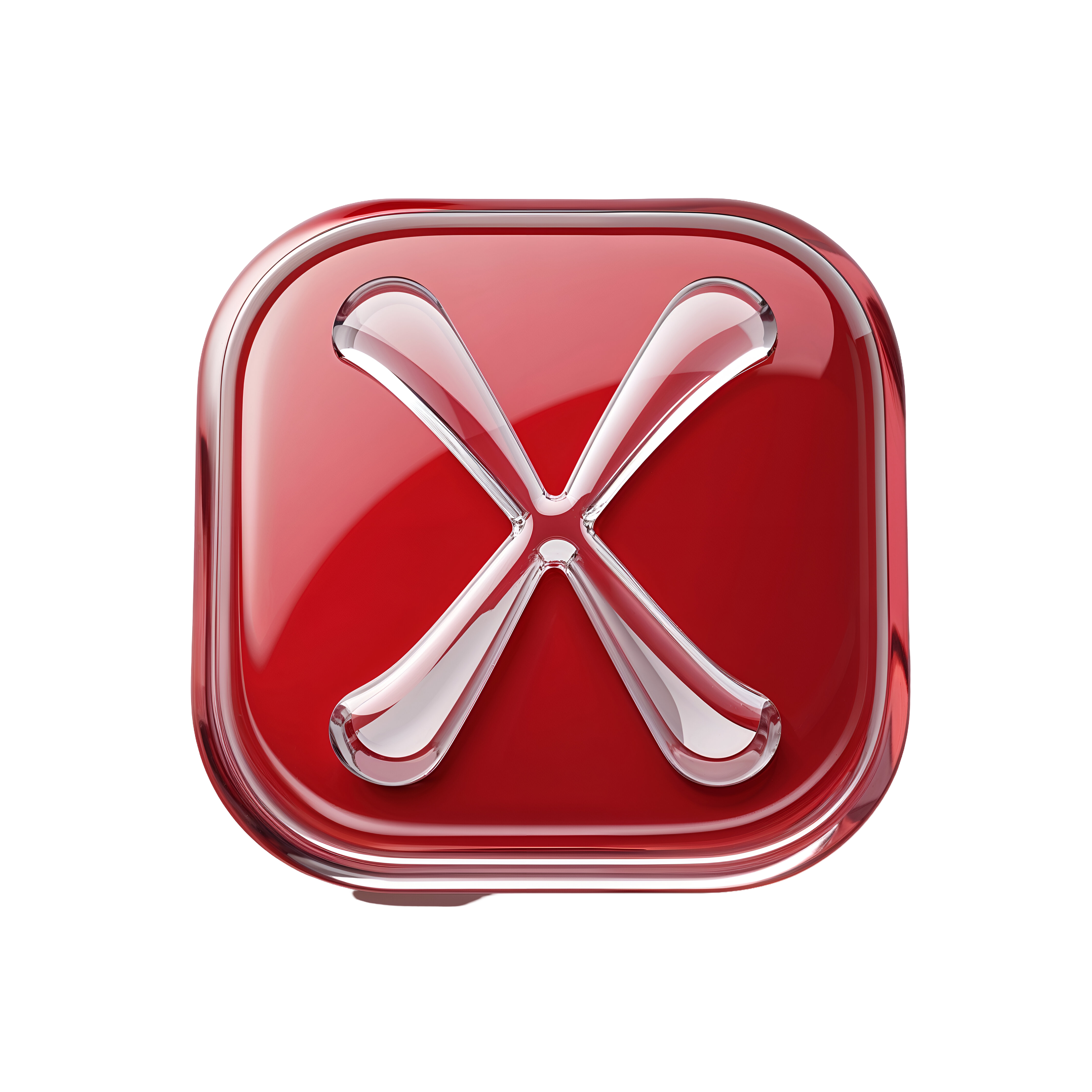 Leonardo Phoenix 10 Red close button PNG icon clear X symbol g 3