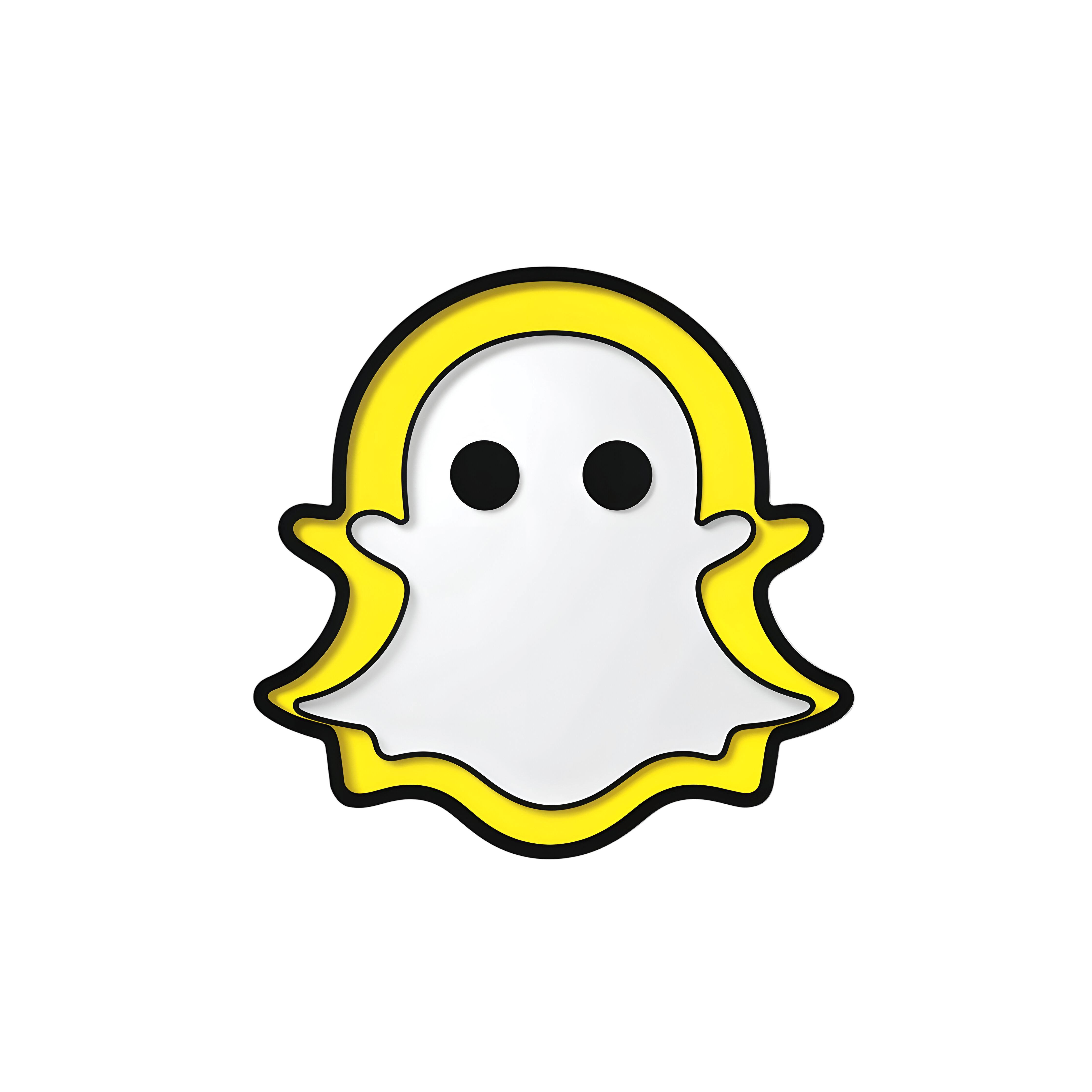 Leonardo Phoenix 10 Snapchat ghost logo PNG icon clearly isola 1