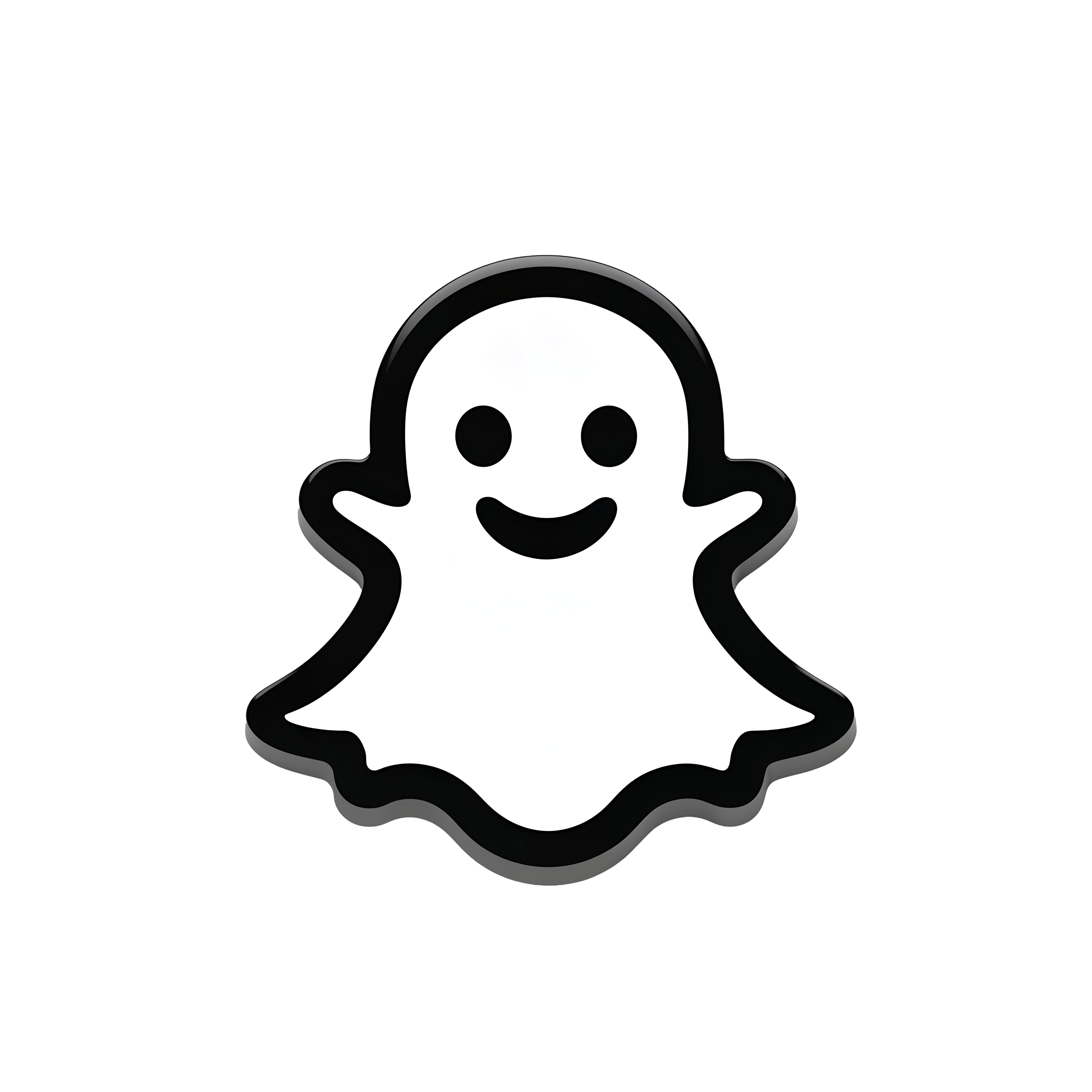 Leonardo Phoenix 10 Snapchat ghost logo PNG icon clearly isola 2
