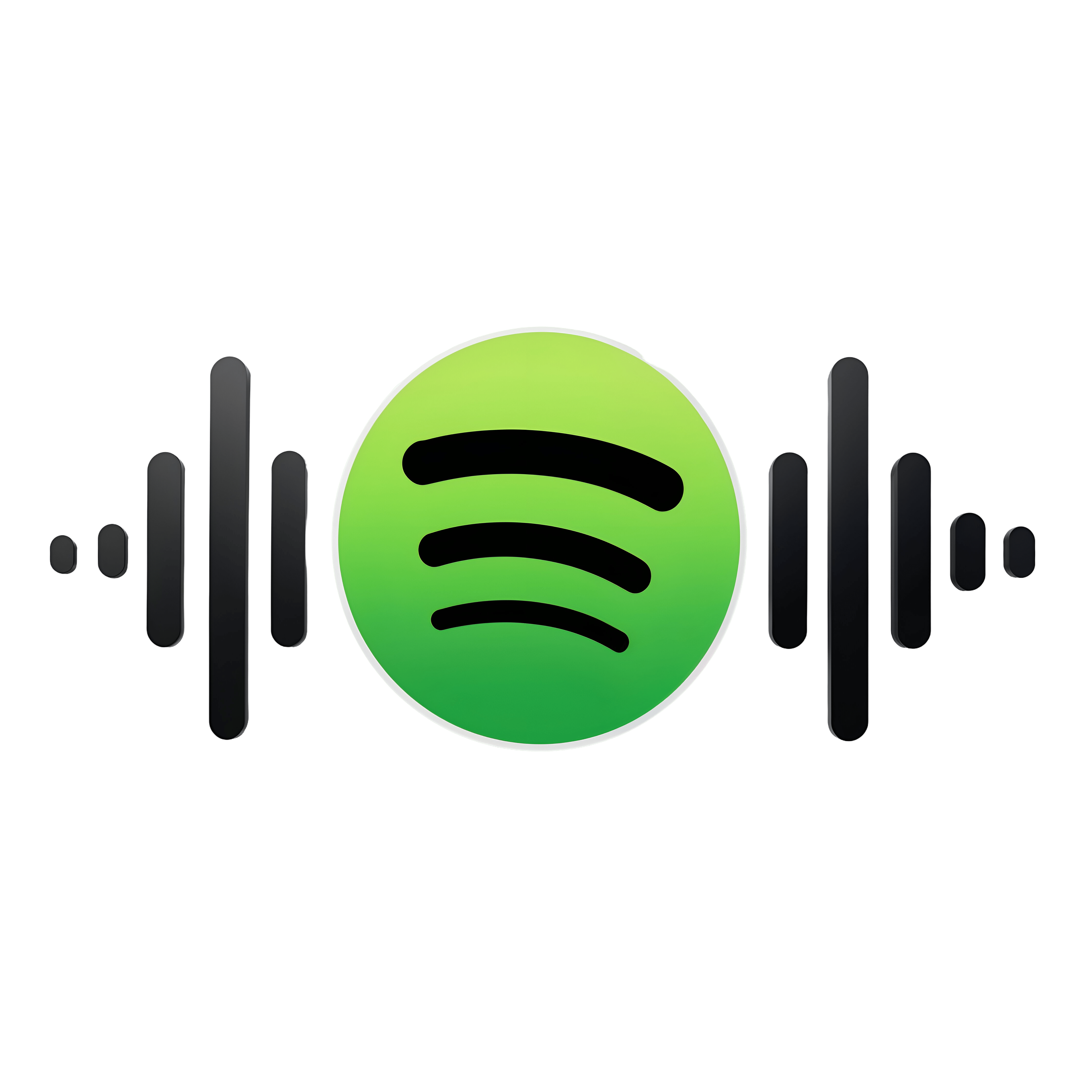 Leonardo Phoenix 10 Spotify logo PNG icon green circle with bl 6