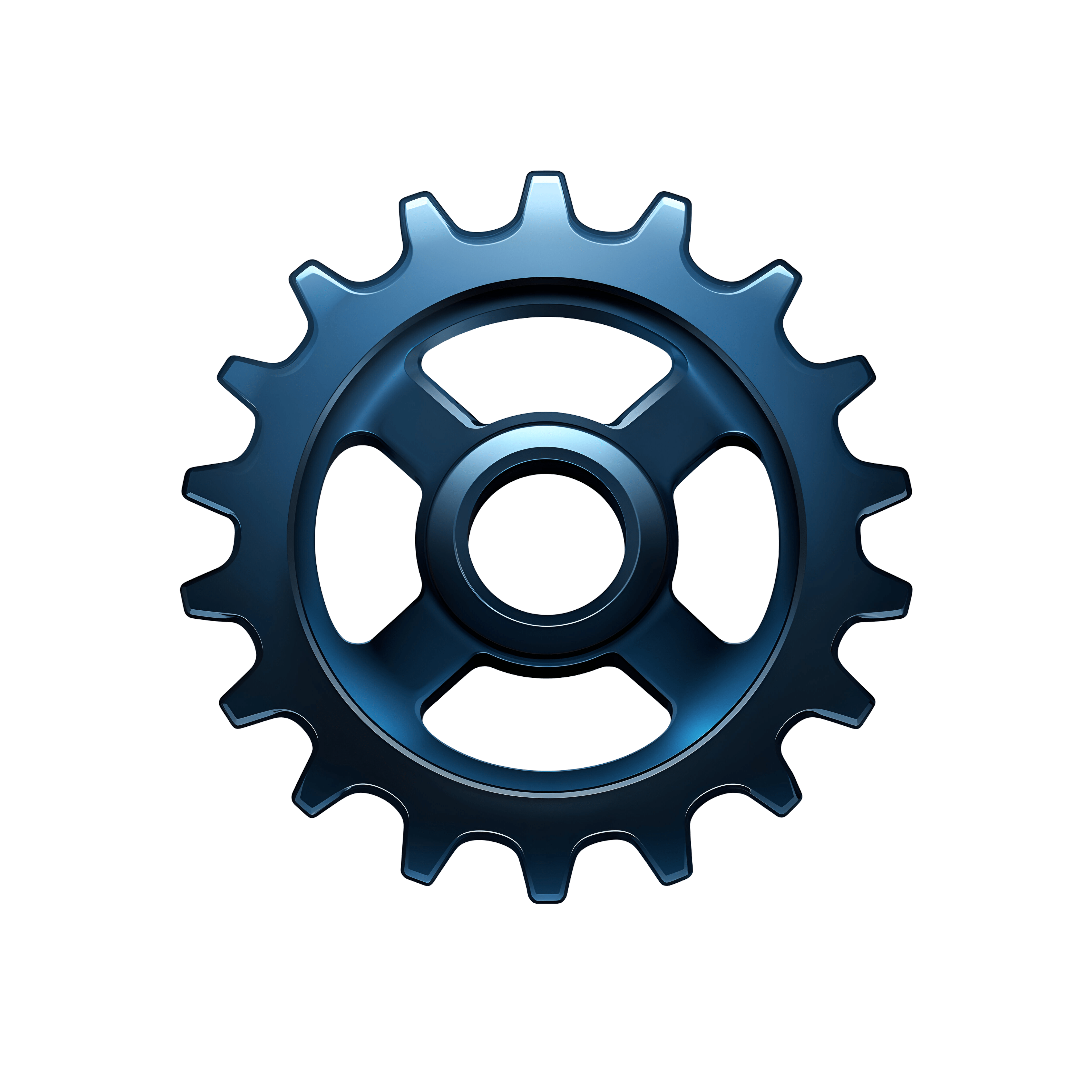 Leonardo Phoenix 10 Steam logo PNG icon official dark blue cog 2
