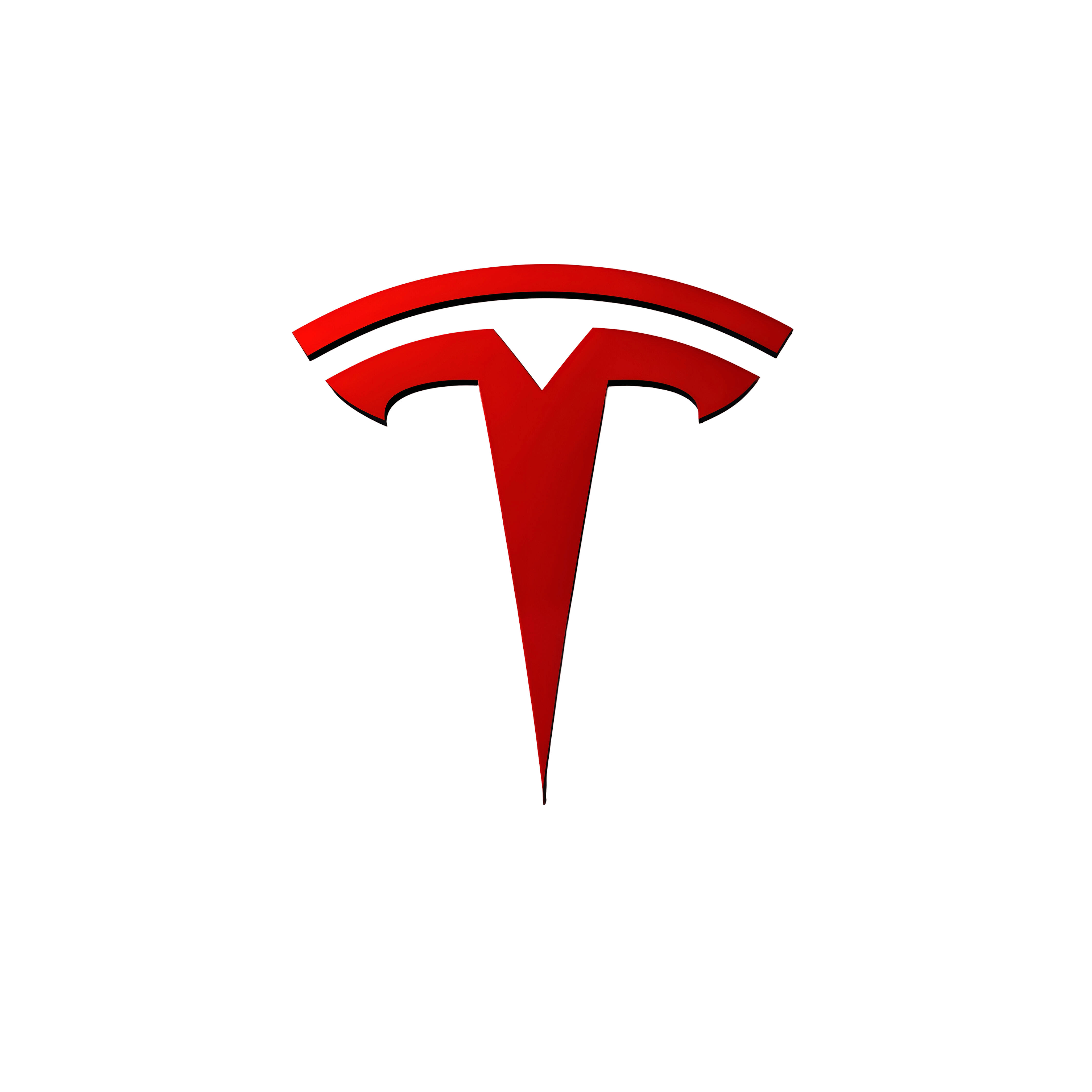 Tesla Logo PNG Black Stylish Transparent Tesla Symbol