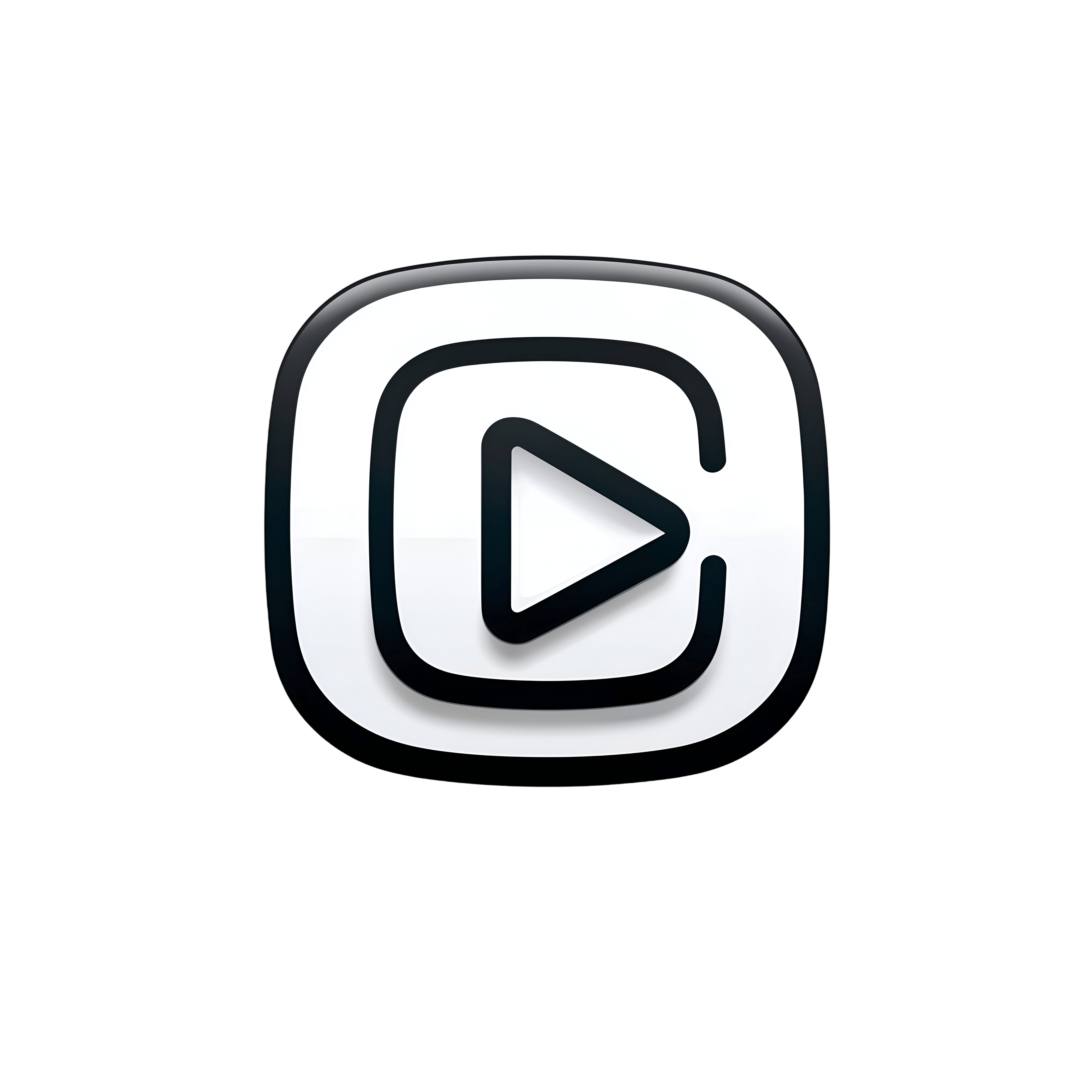 Leonardo Phoenix 10 YouTube play button PNG icon clean and cri 3