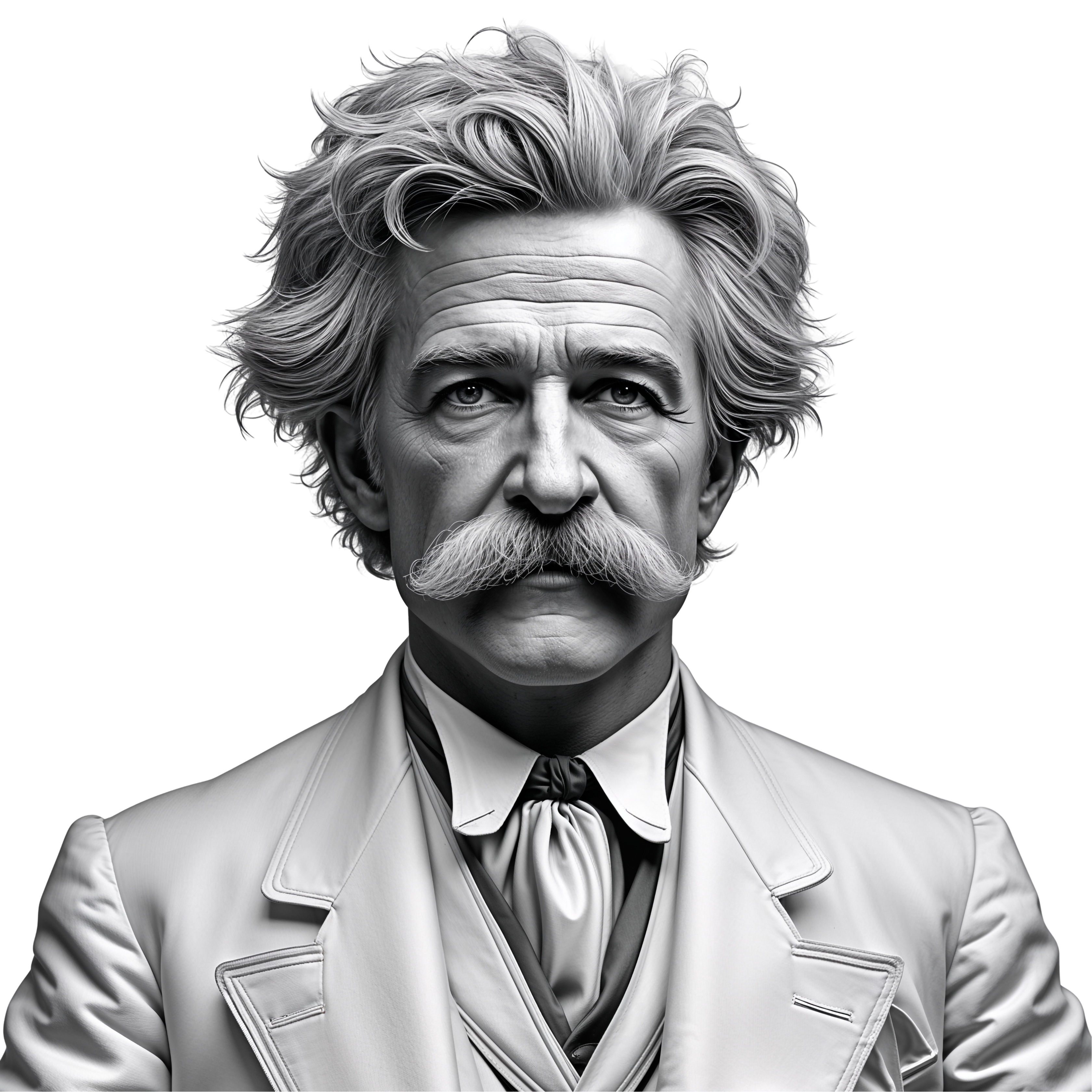 Mark Twain PNG HD Realistic Transparent Image