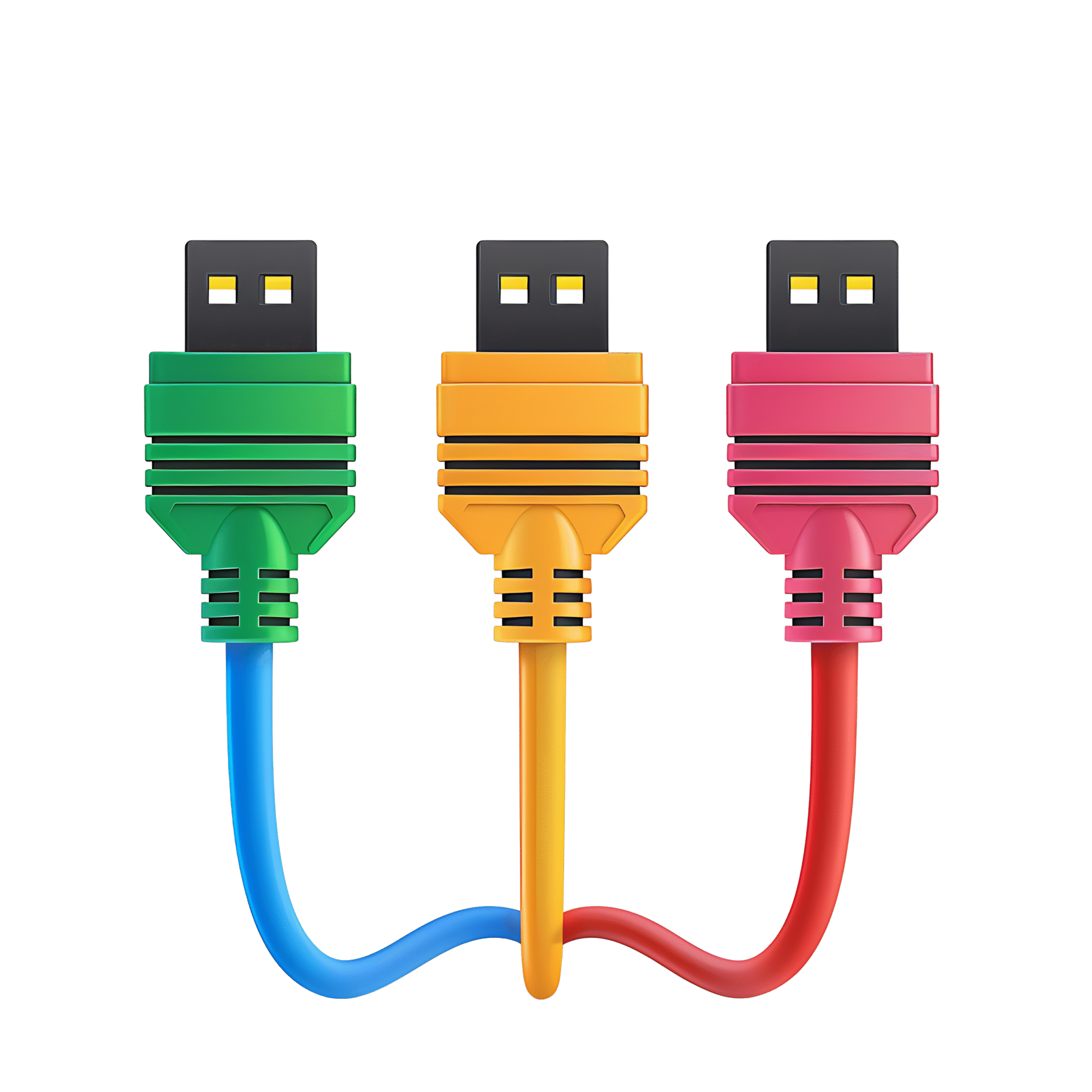Network Cable PNG Wire Free Transparent Tech Clipart