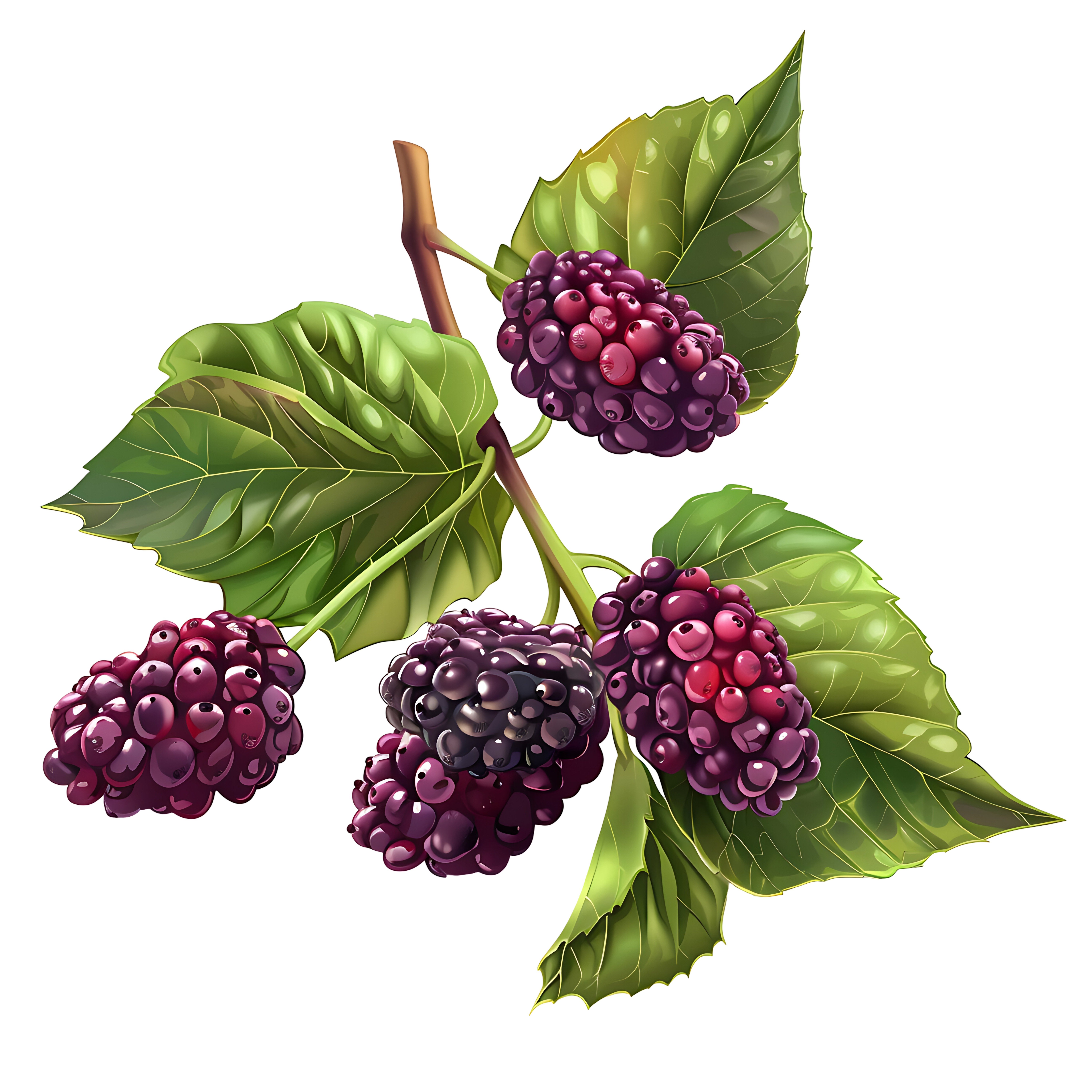 Mulberry PNG Free Download High-Quality Transparent Background