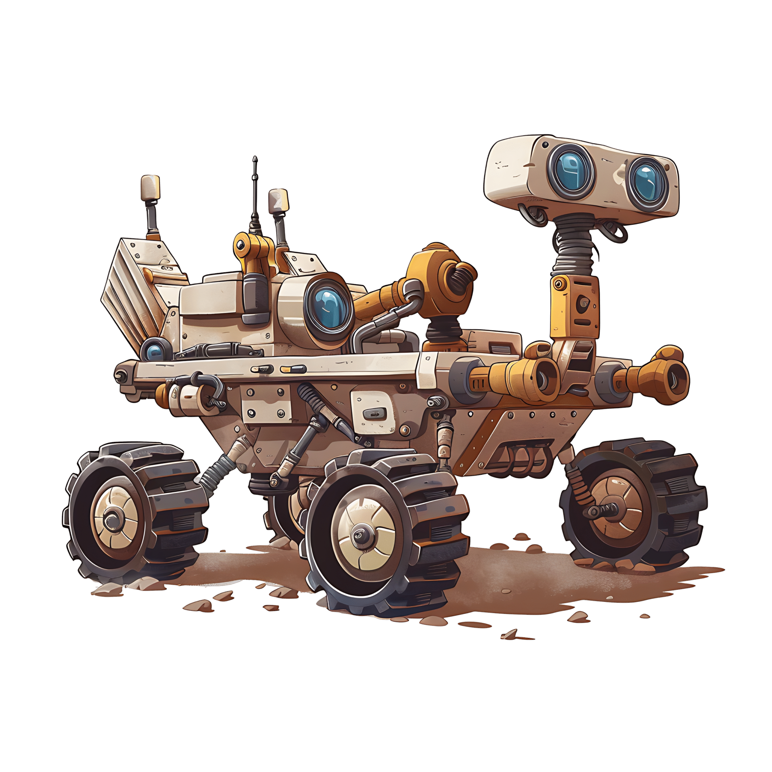 Exploration Rover PNG Transparent High-Quality Free Download