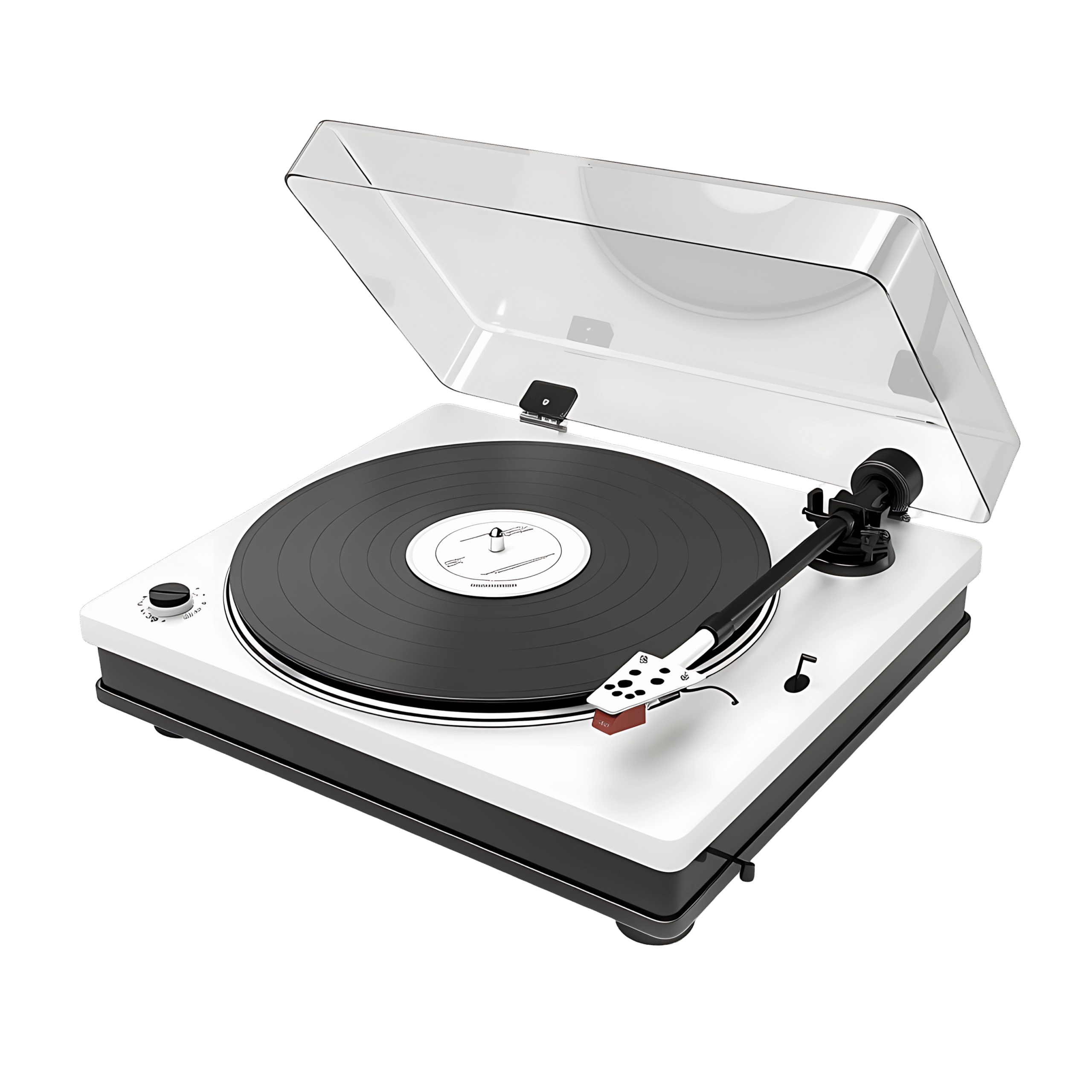Vinyl Record Player PNG Free Download Transparent Background