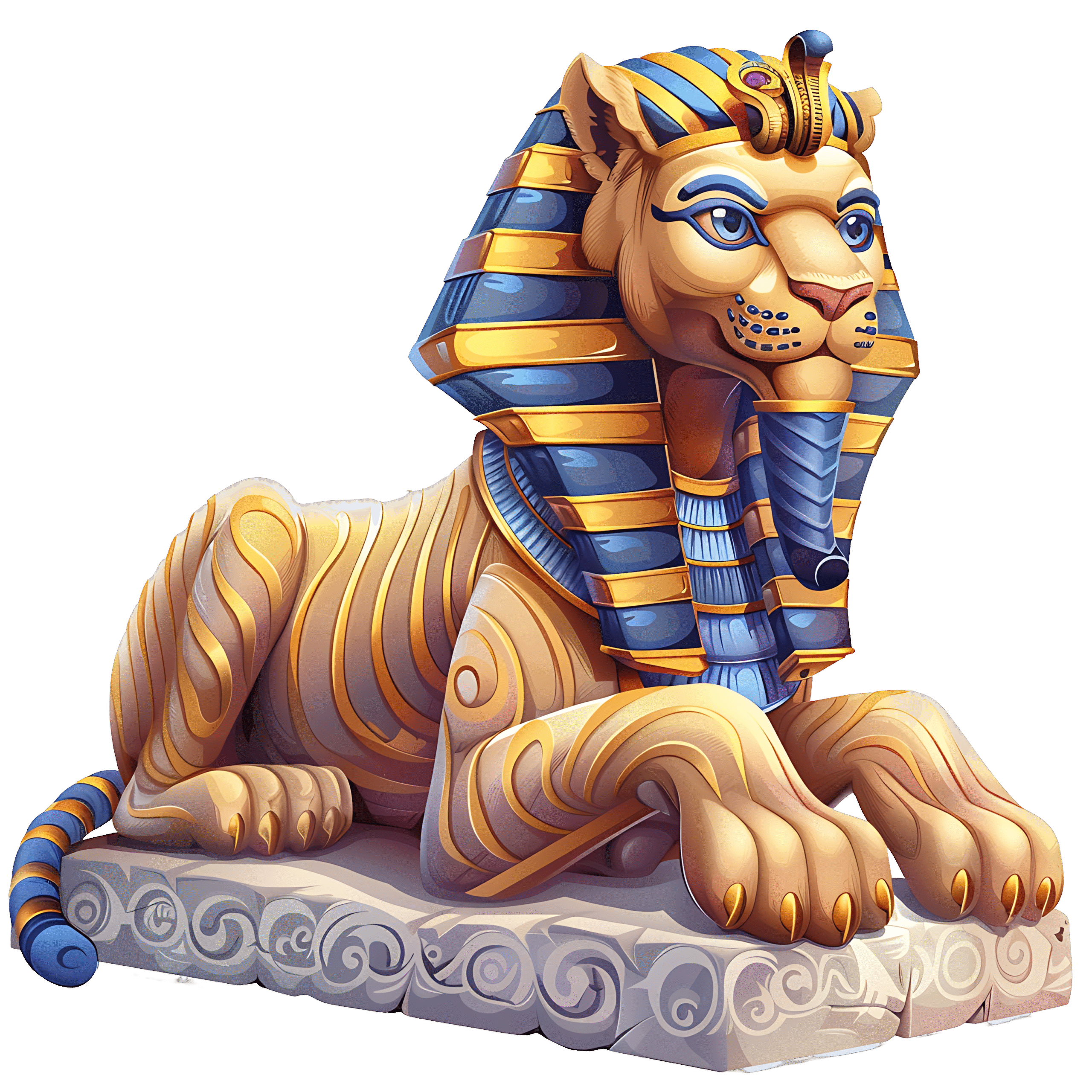 Sphinx PNG Clipart High-Quality Transparent Illustration