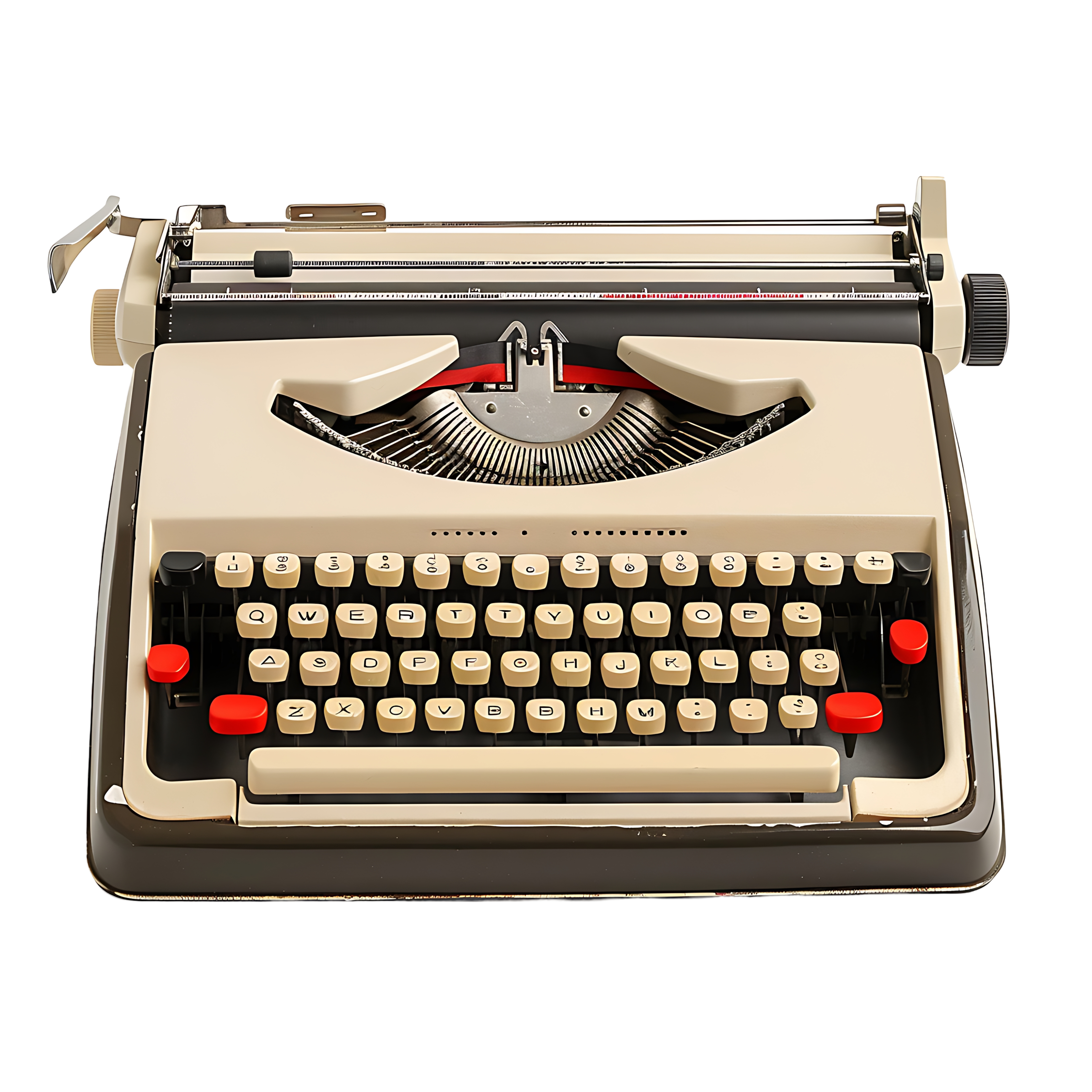 Typewriter Keyboard PNG Transparent Classic Look High-Quality