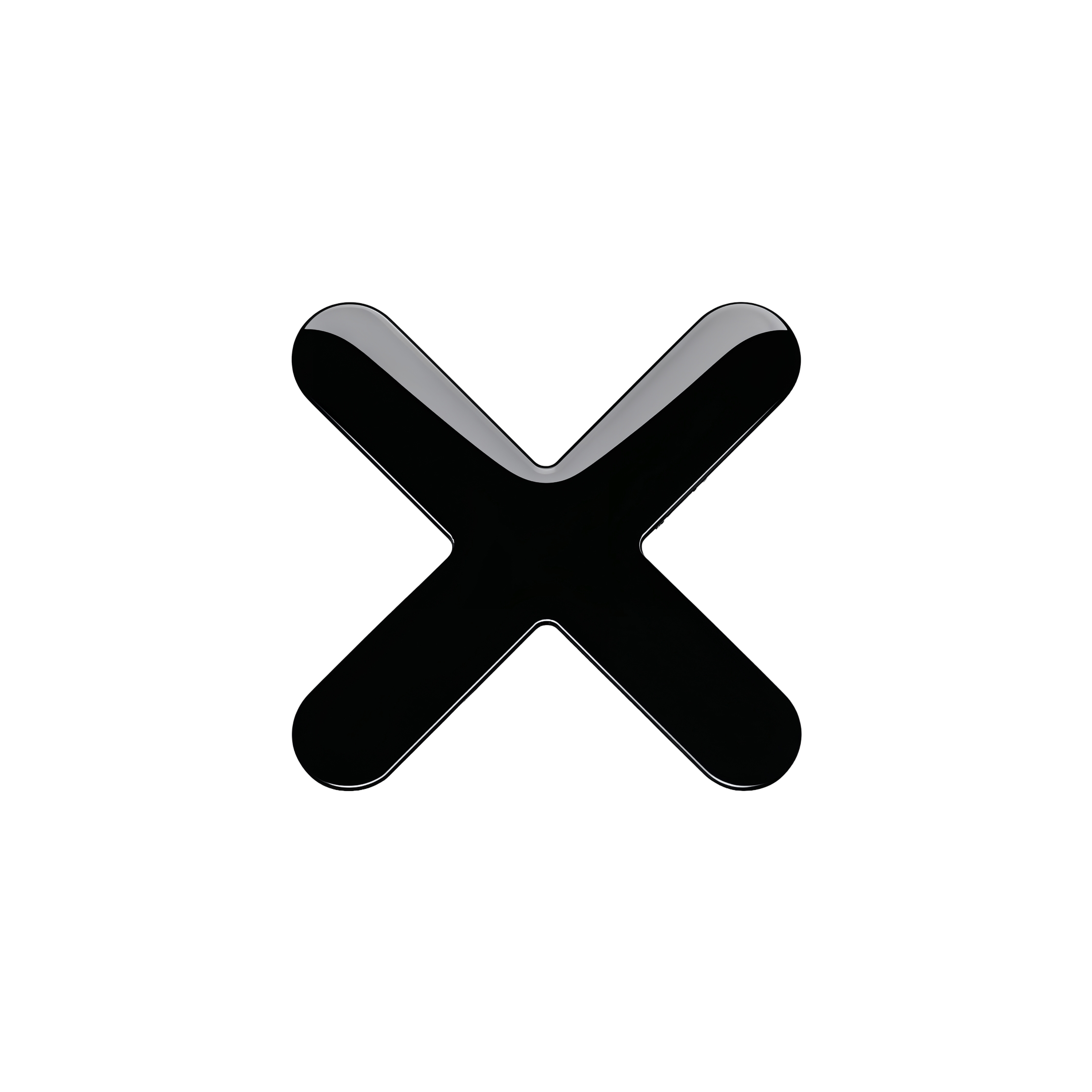 X Logo PNG High-Quality Transparent Image