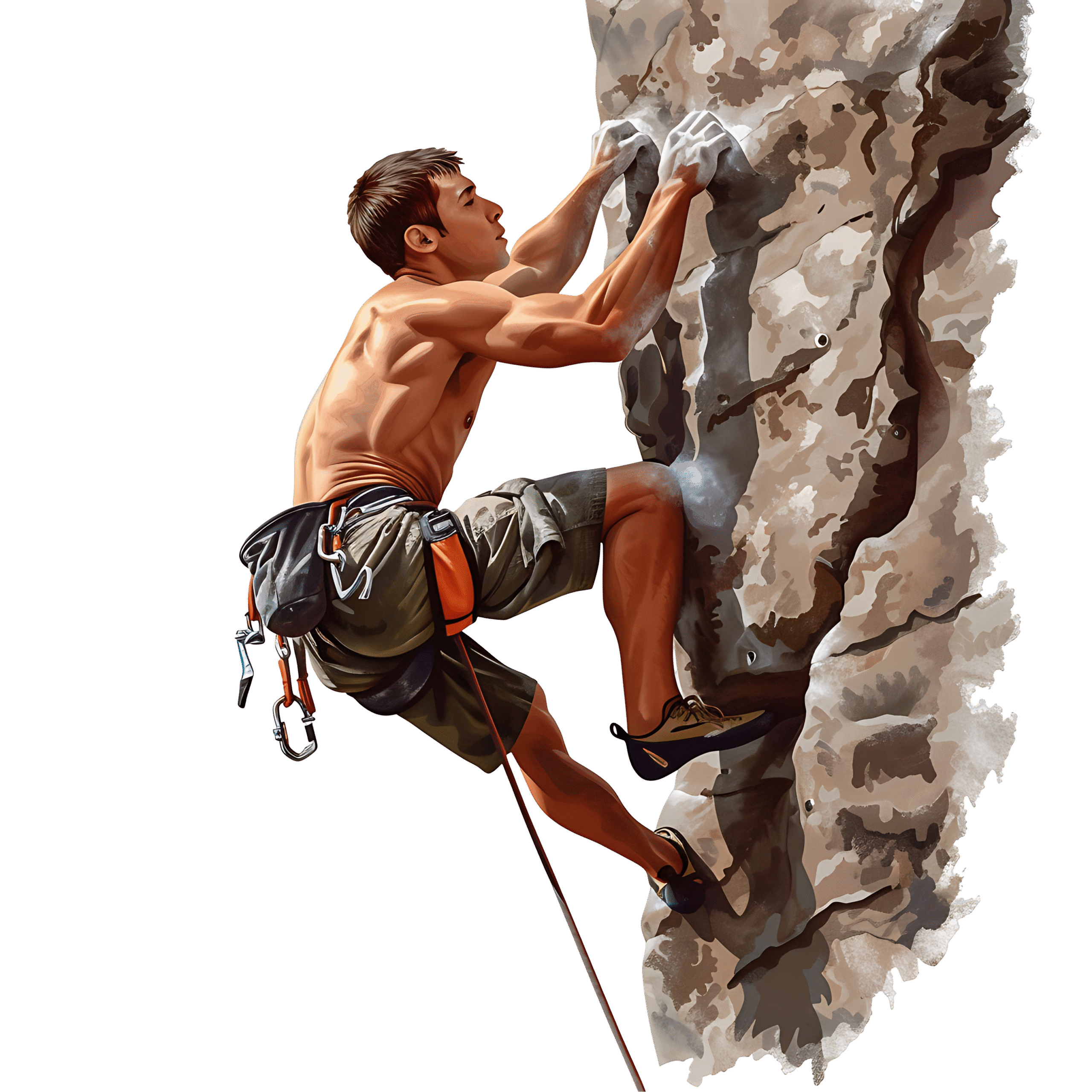 Rock Climber PNG Male Free PNG Image Download