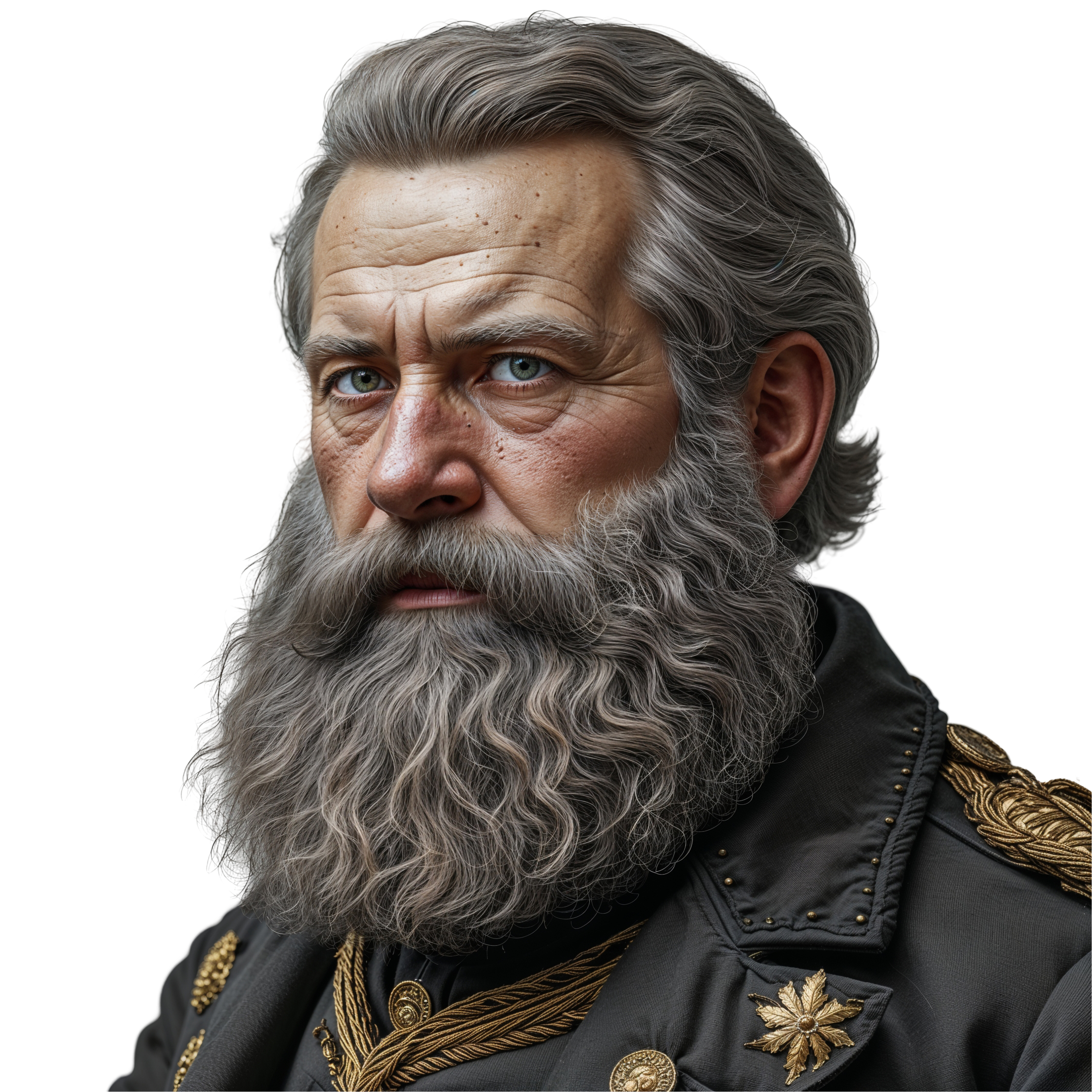 Karl Marx PNG Black and White Free Historic Image