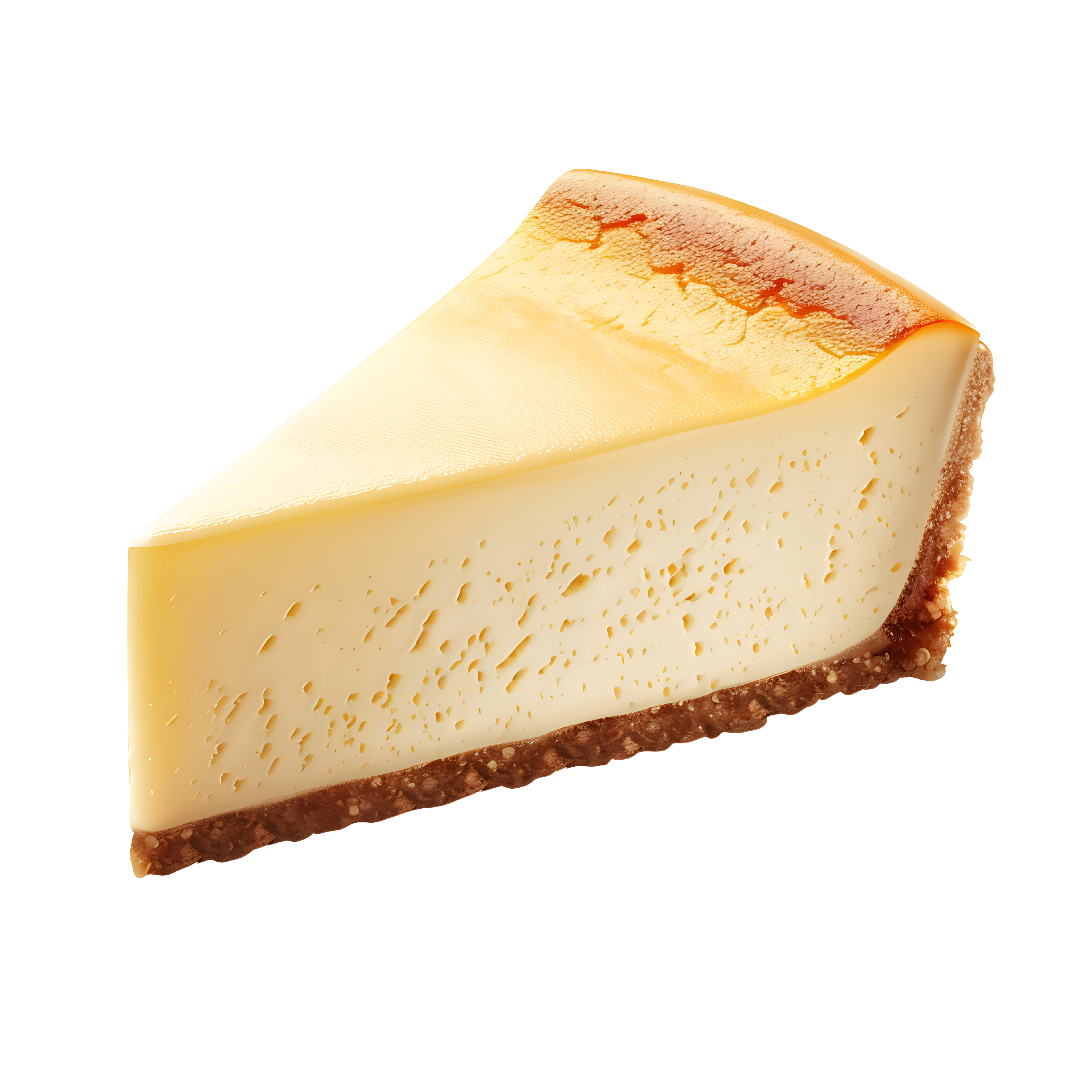 Cheesecake Slice PNG Clipart No Background Illustration