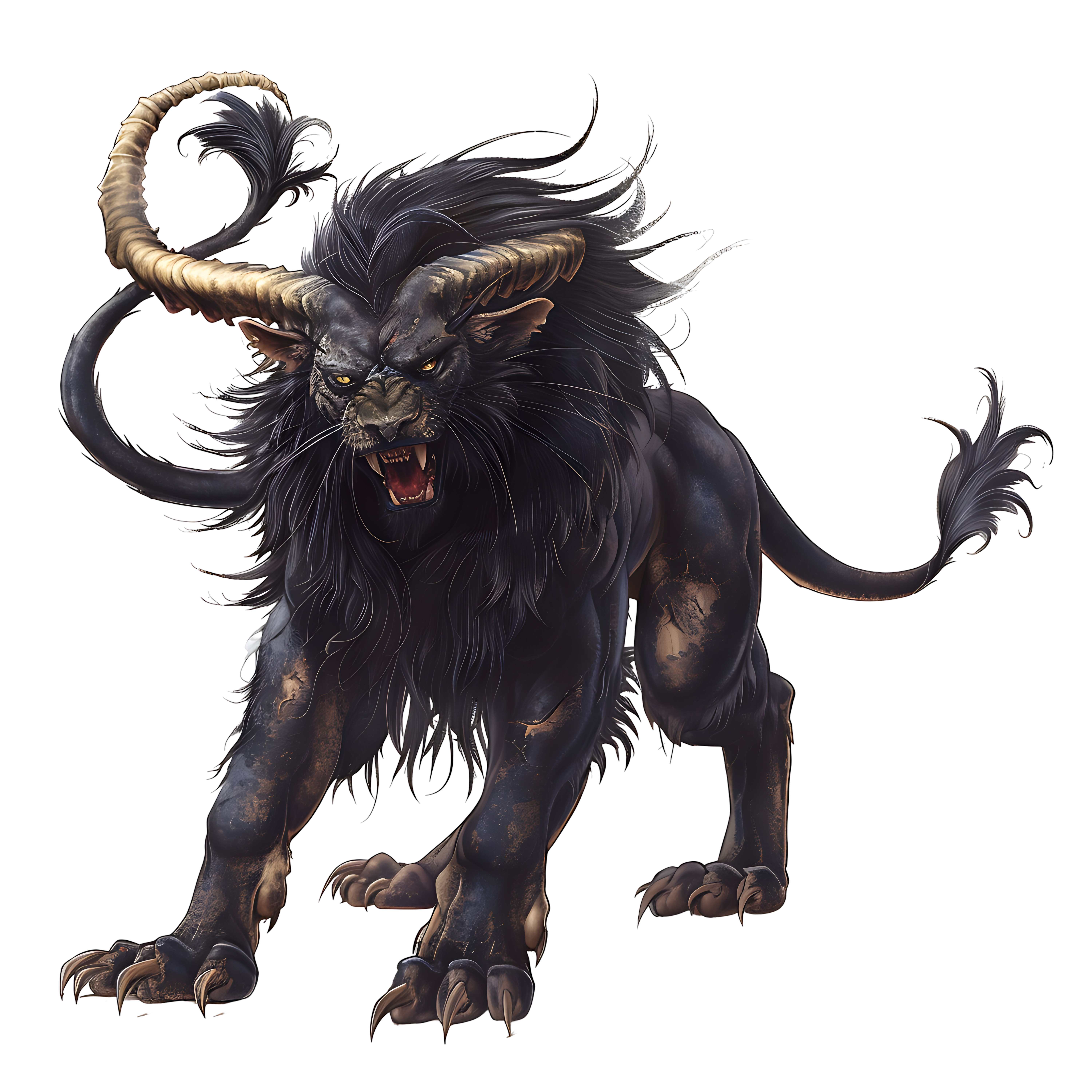 Chimera PNG Clipart Fantasy Beast Transparent Design