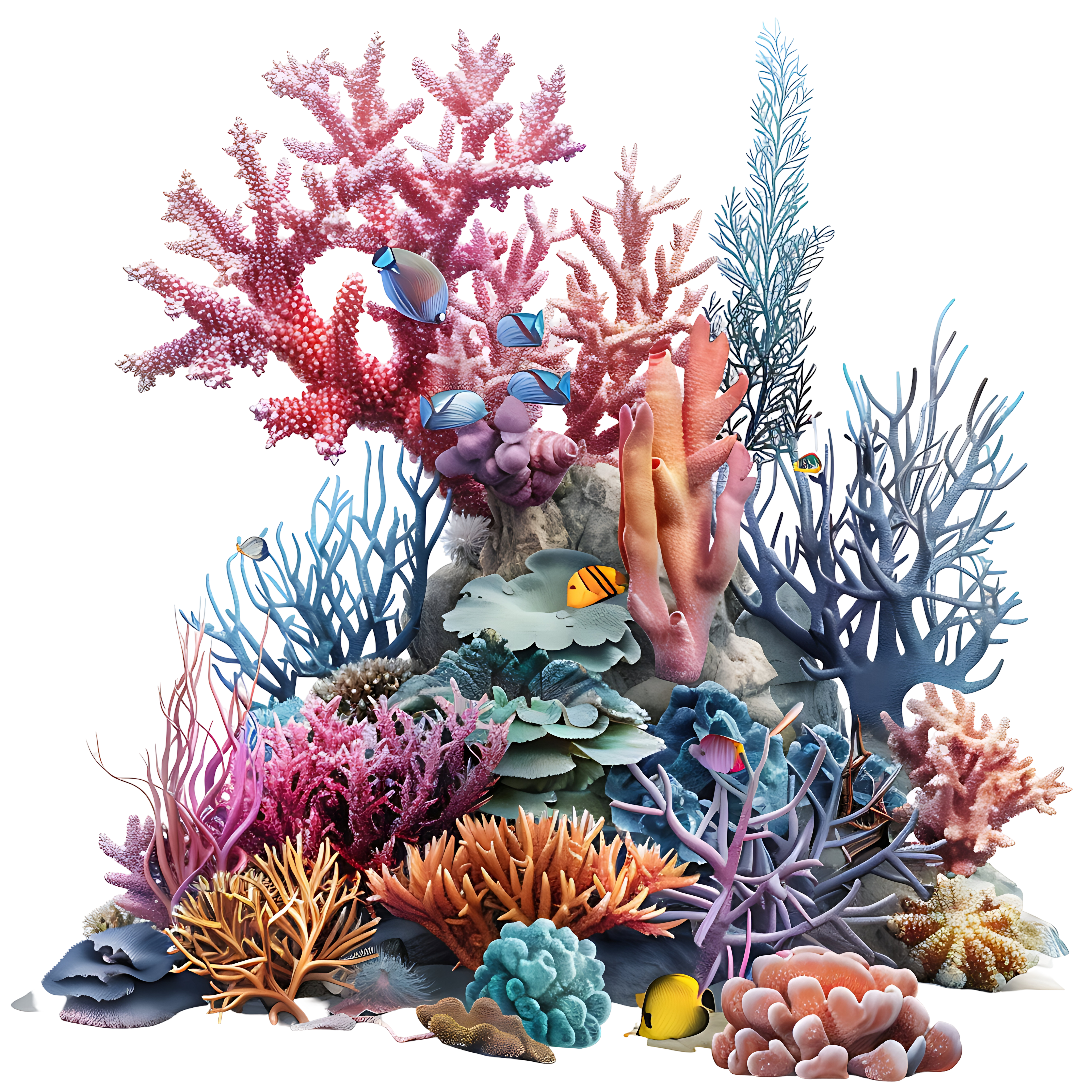 Coral PNG Clipart High-Quality Sea Life Illustration