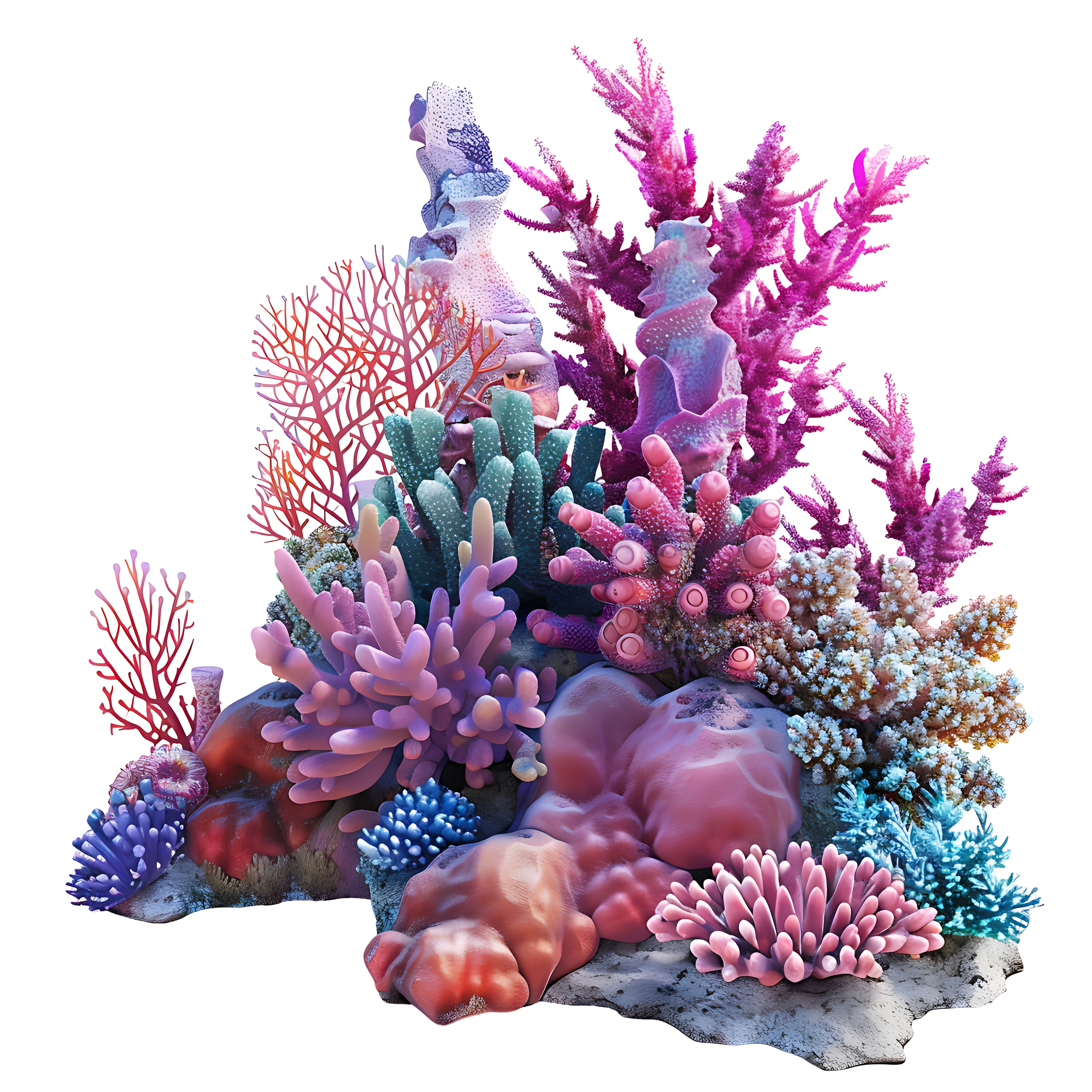 Coral PNG Transparent Ocean Element No Background