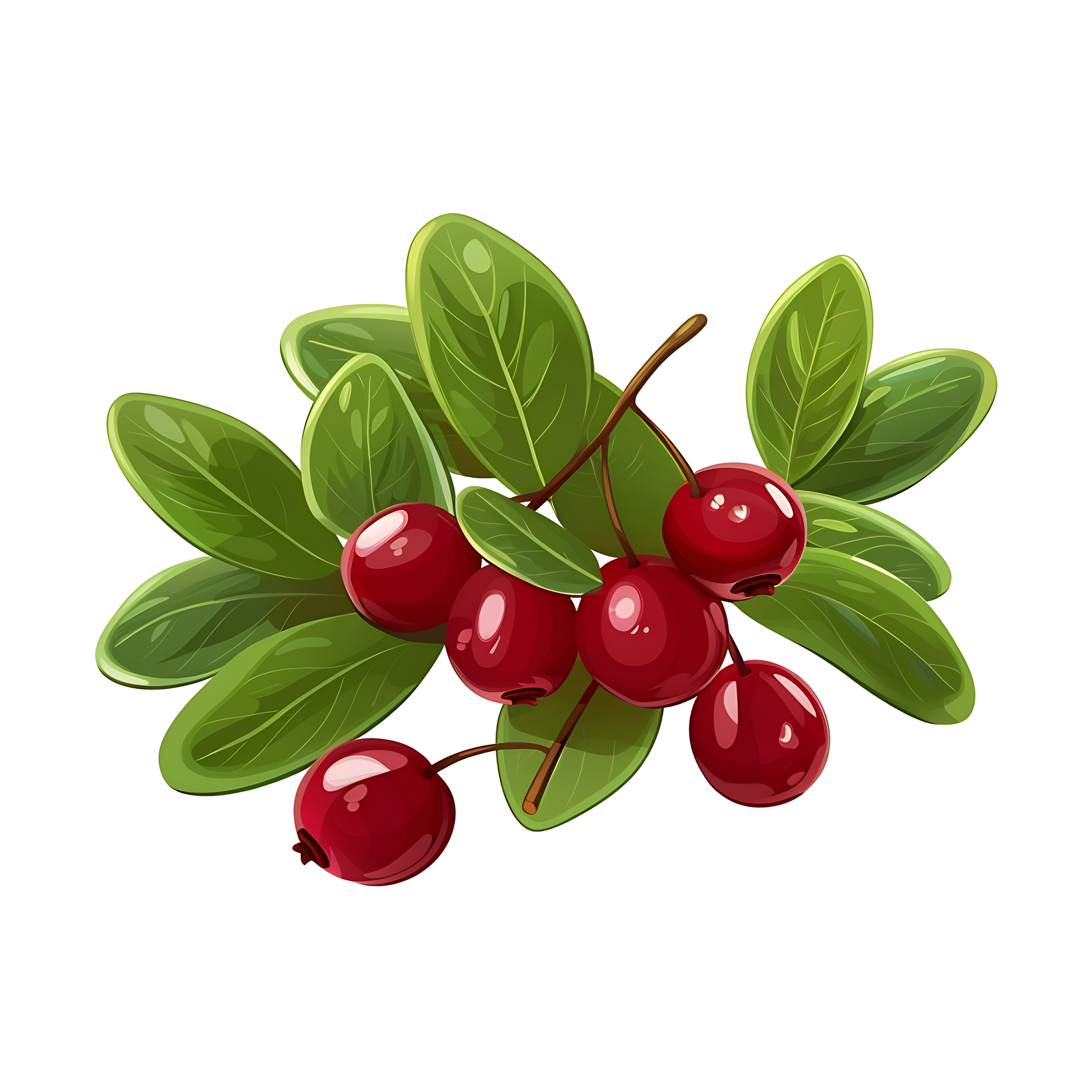 Realistic Lingonberry PNG Free HD Transparent Fruit