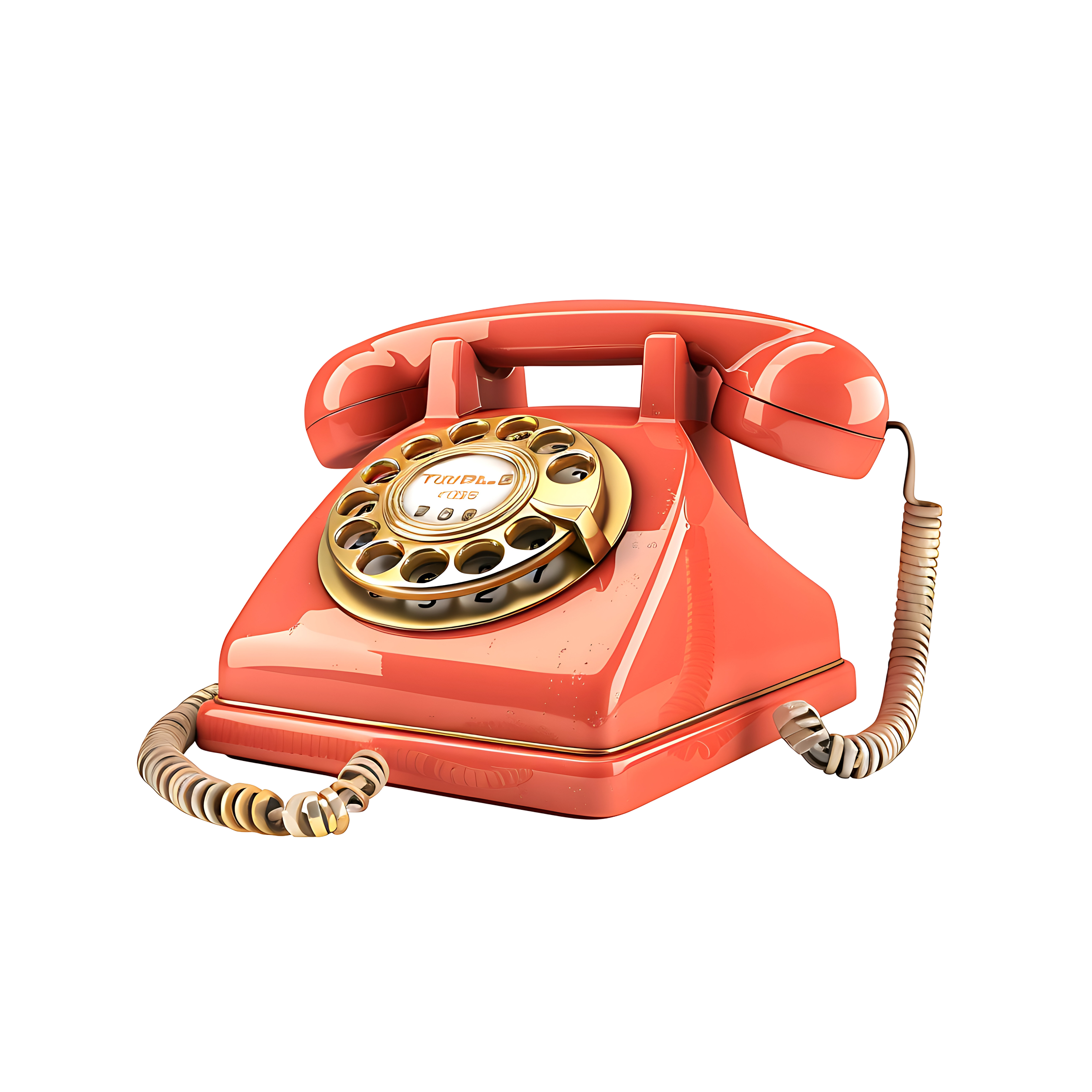 Retro Phone PNG HD Old Telephone Illustration Free