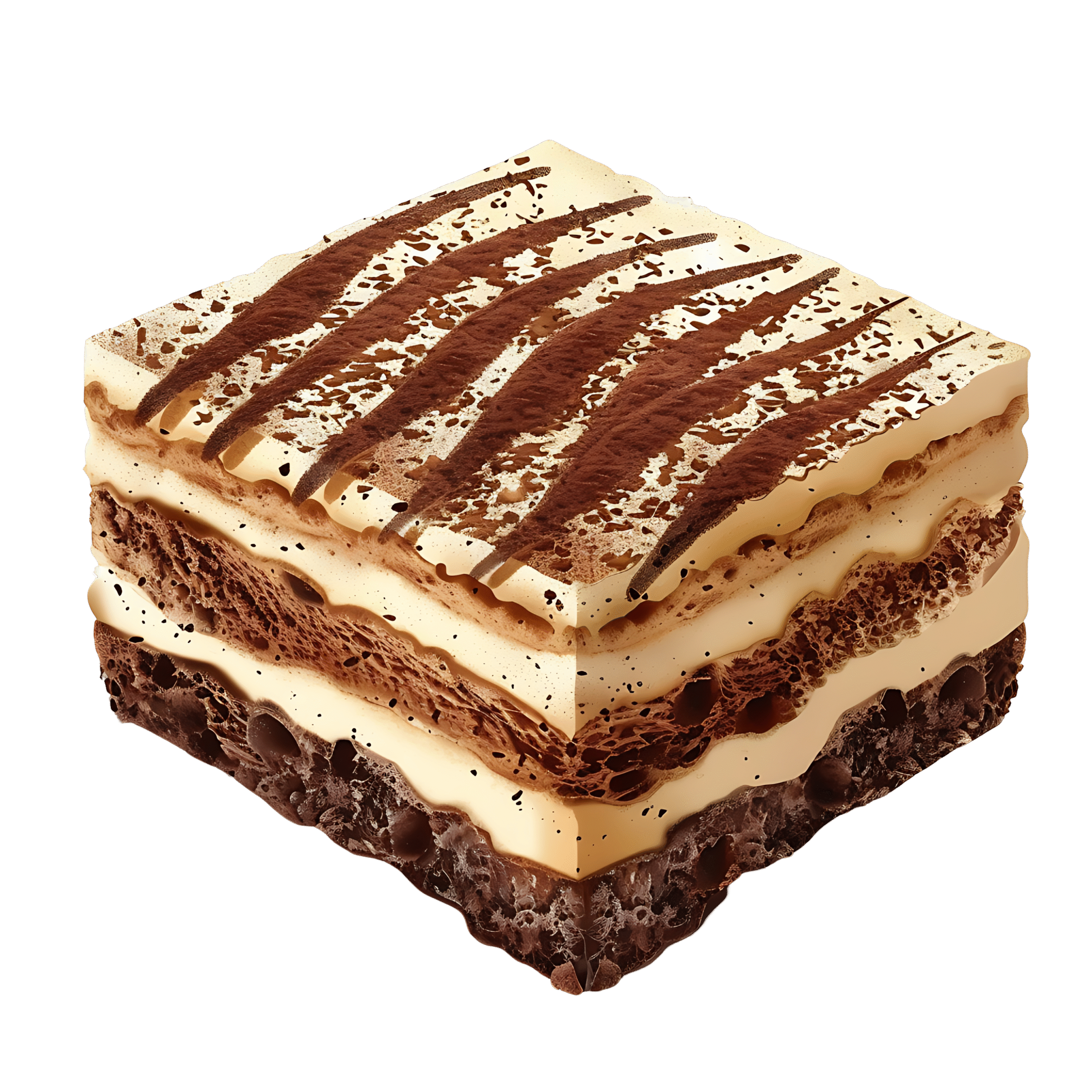 Tiramisu PNG HD Realistic Cake Image Free